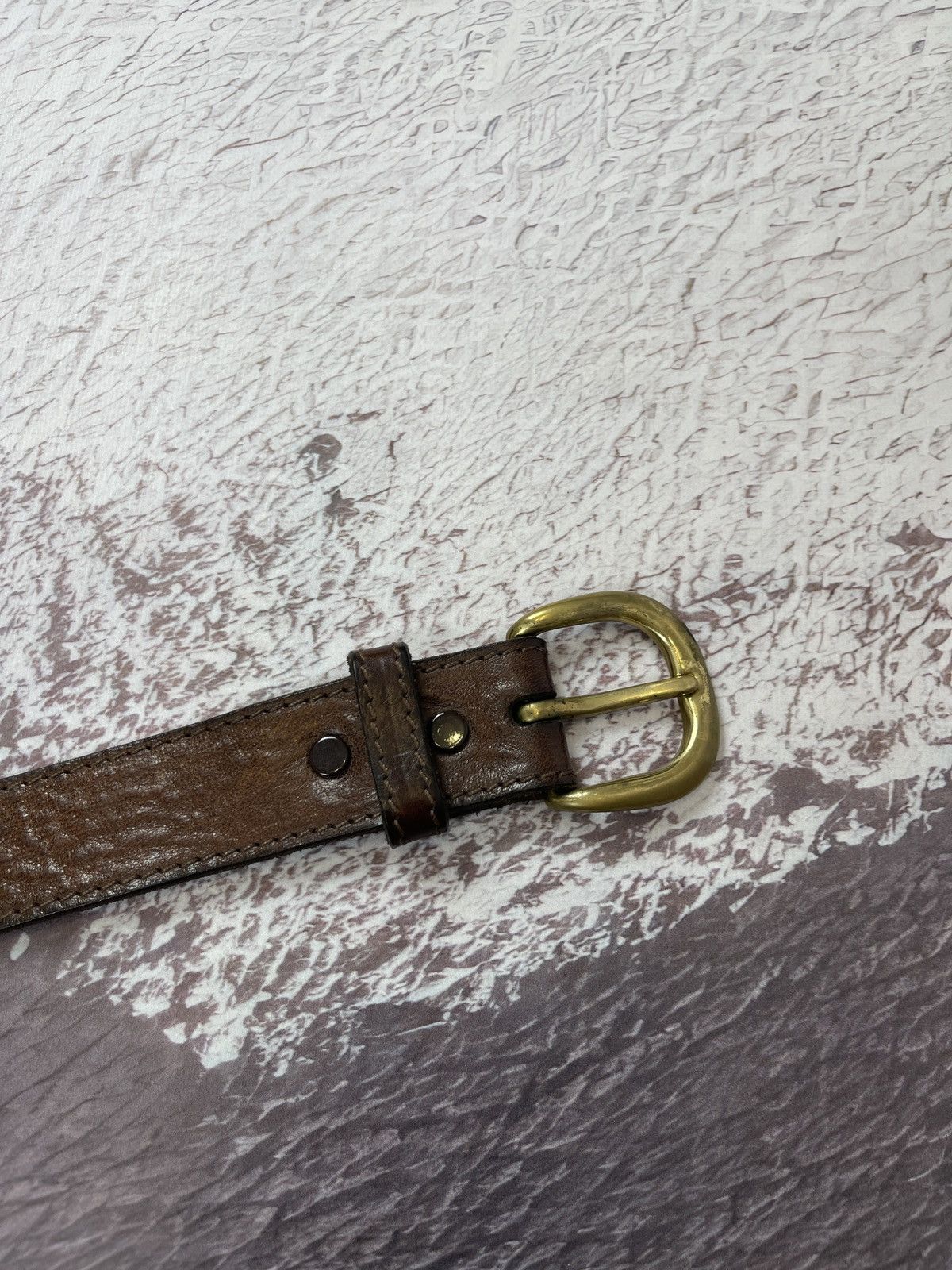Other Vintage Cowboy brown leather made in Italy belt Size ONE SIZE - 2 Thumbnail
