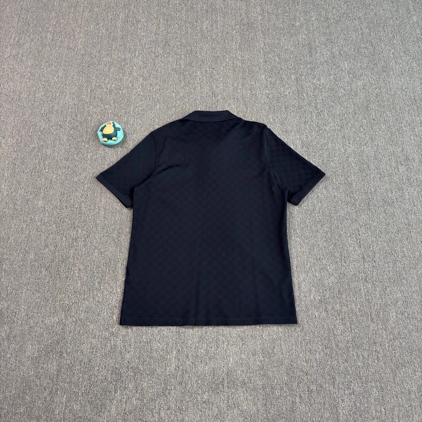 Louis Vuitton LV Damier Navy Short-Sleeve Polo Shirt 4L Near New Size US XXL / EU 58 / 5 - 2 Thumbnail