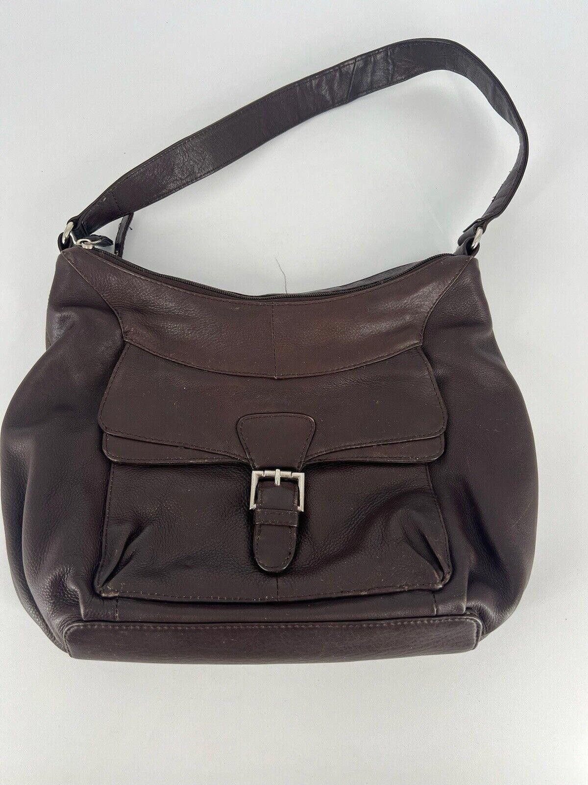 Designer Great American Leather Works Brown Shoulder Bag Handbag Size ONE SIZE - 1 Thumbnail