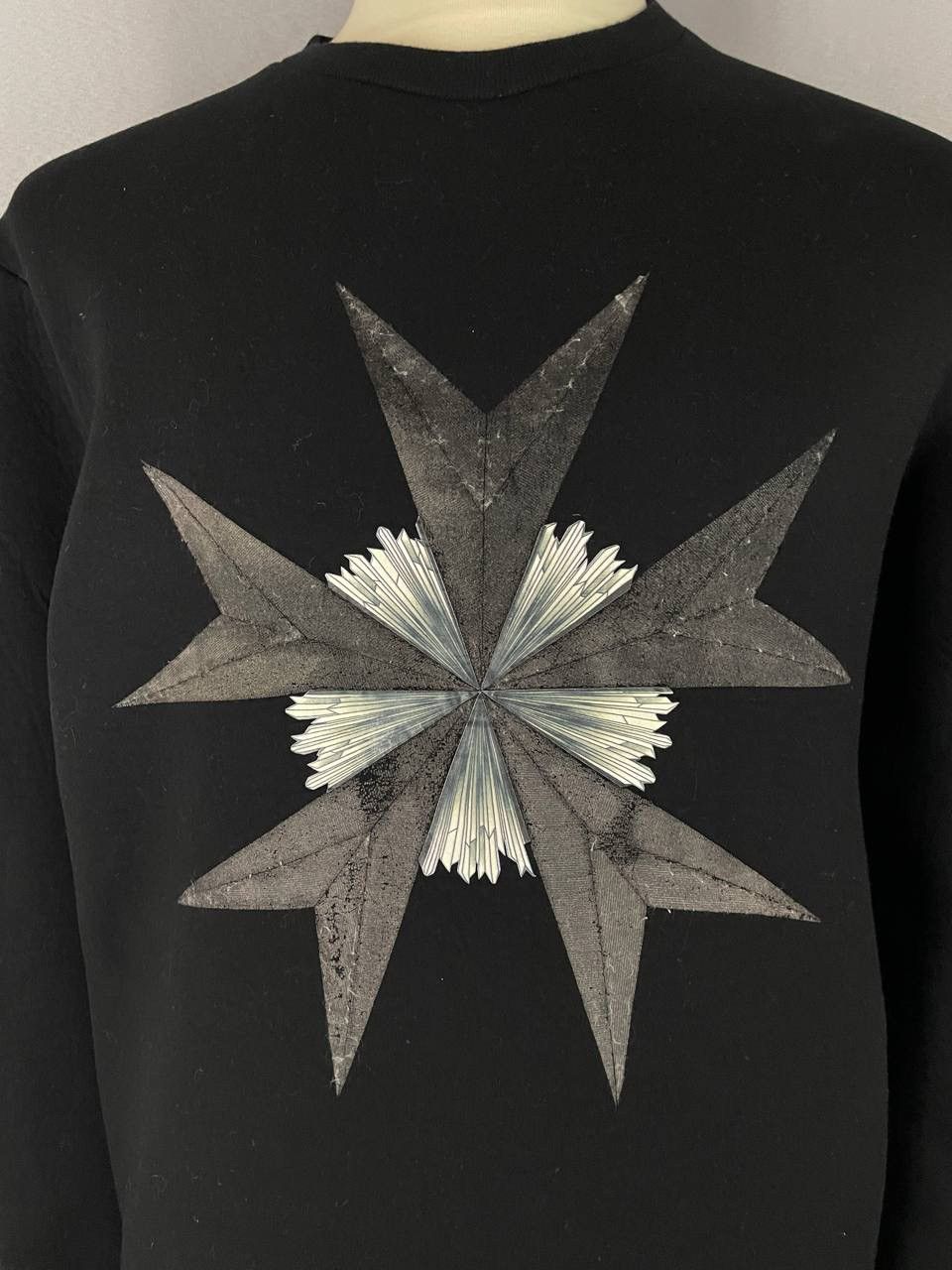 Neil Barrett Neil Barrett Crewneck Sweatshirt Black Size US XXL / EU 58 / 5 - 4 Thumbnail