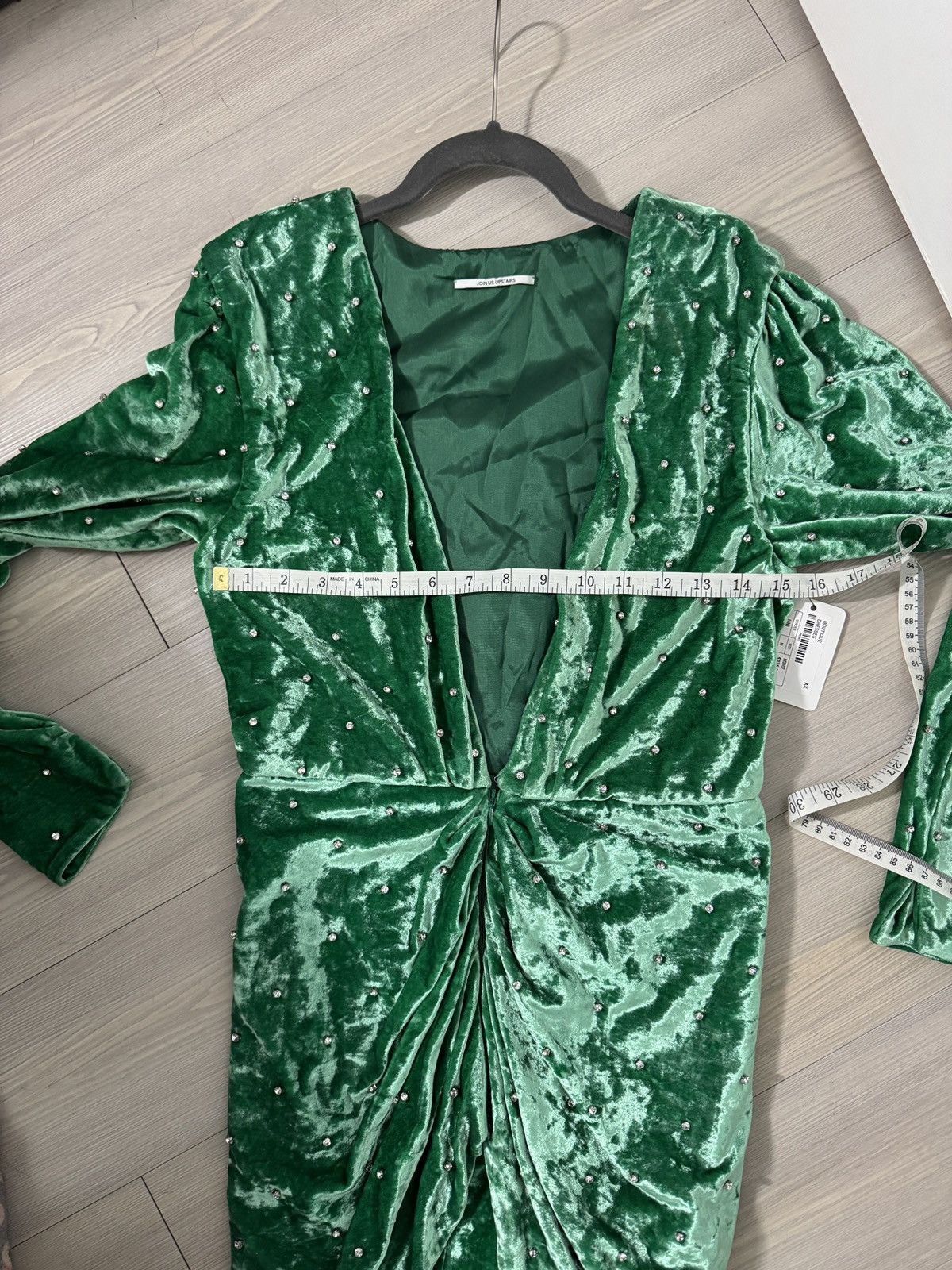The Attico The Attico Crystal-embellished Reversible Ruched Mini Dress Size S / US 4 / IT 40 - 7 Thumbnail