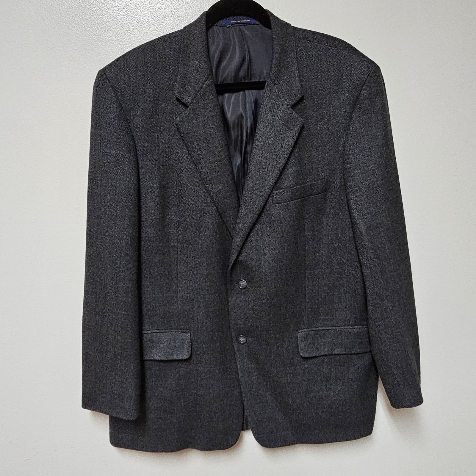Club Room Men's Club Room Wool Cashmere Blend Suit Jacket Size 43R Size 42R - 1 Thumbnail