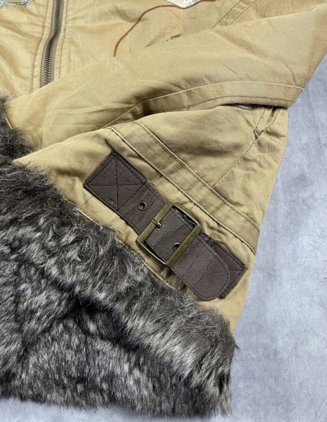 14th Addiction × Eternal × If Six Was Nine 💥Rare💥Eternal B3 Fur Canvas Jacket Size US L / EU 52-54 / 3 - 5 Thumbnail