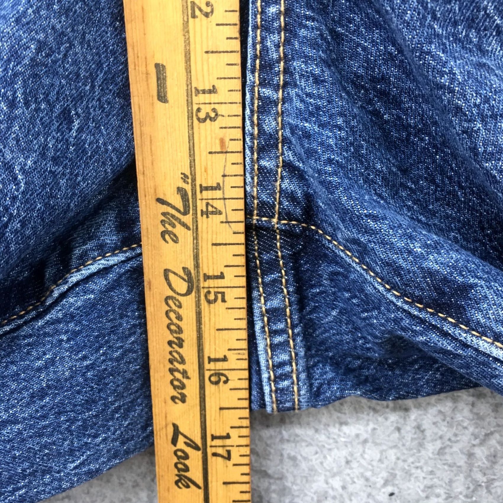 Vintage Universal Thread Jeans Bootcut Womens 24W Blue Denim High Rise Zip NEW Size 42" / US 20 - 7 Thumbnail