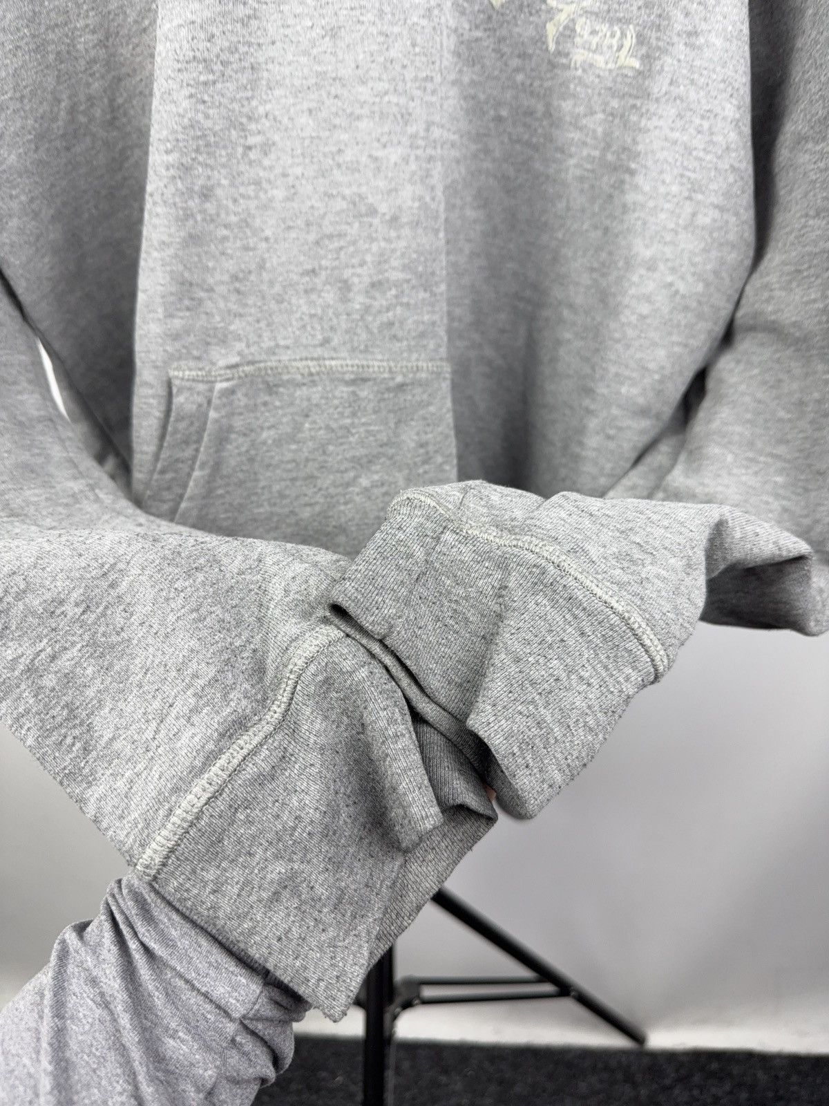 Diesel Luxury Vintage 00s Diesel Superior Division Hoodie XL 🩶 Size US XL / EU 56 / 4 - 9 Thumbnail