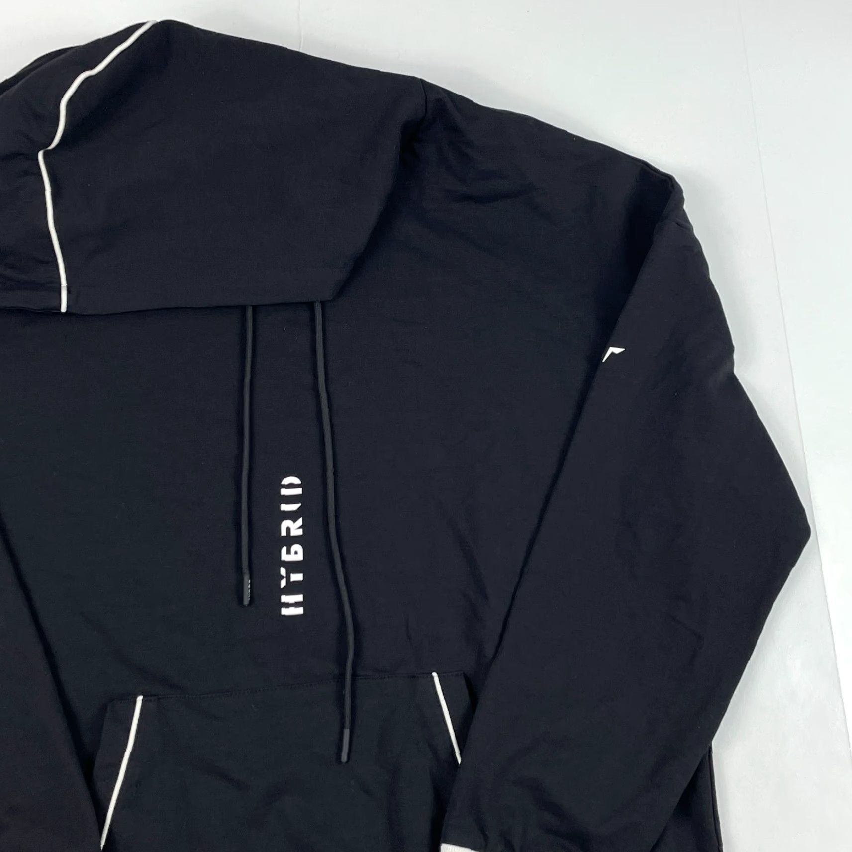 Vintage VINTAGE SquatWolf Hoodie Mens Large Black Hybrid Pullover Lined Workout Lifting Stretch Size US L / EU 52-54 / 3 - 3 Thumbnail