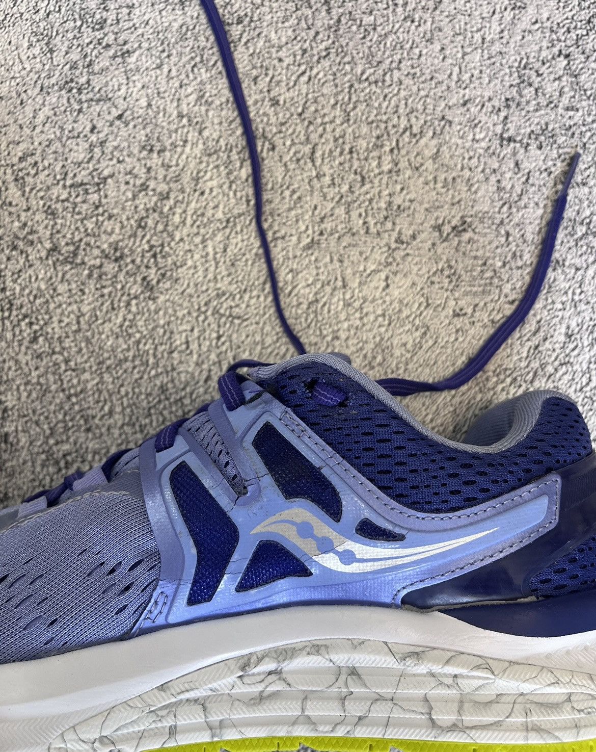 Saucony Saucony Hurricane ISO 3 W Women’s Running Shoes Purple Navy Size US 8.5 / IT 38.5 - 20 Thumbnail