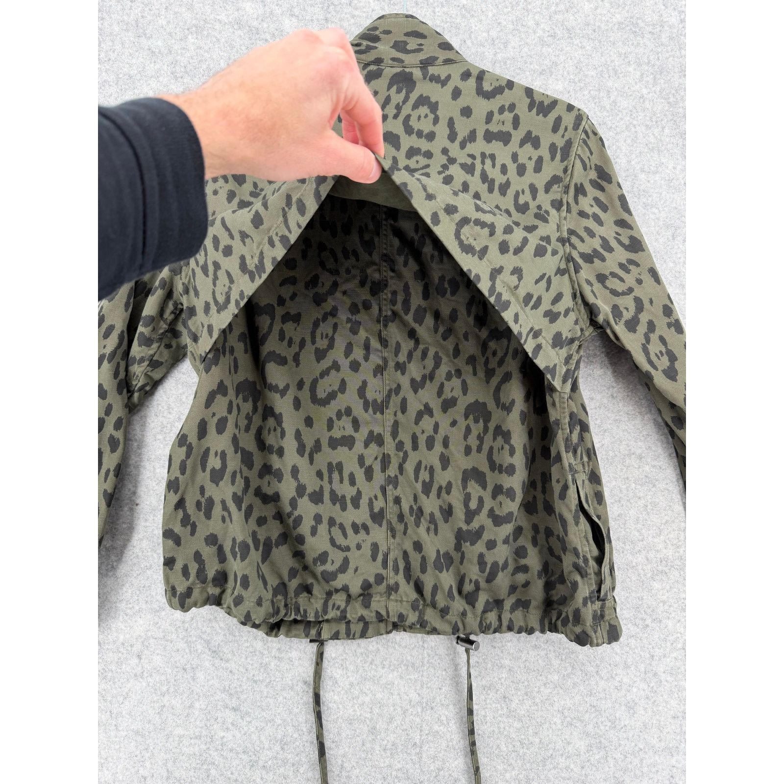 Rails Rails Collins GreenLeopard Zippered Lightweight Jacket Size M / US 6-8 / IT 42-44 - 6 Thumbnail