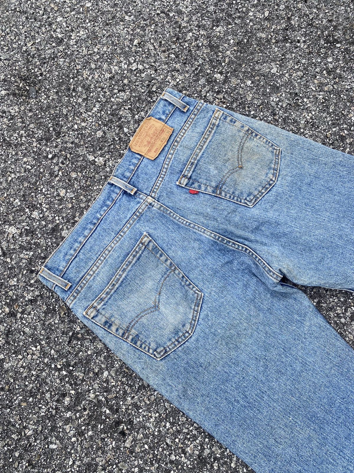 Levi's × Vintage Vintage Levis 505 Single R Straight Cutting Size US 36 / EU 52 - 10 Thumbnail