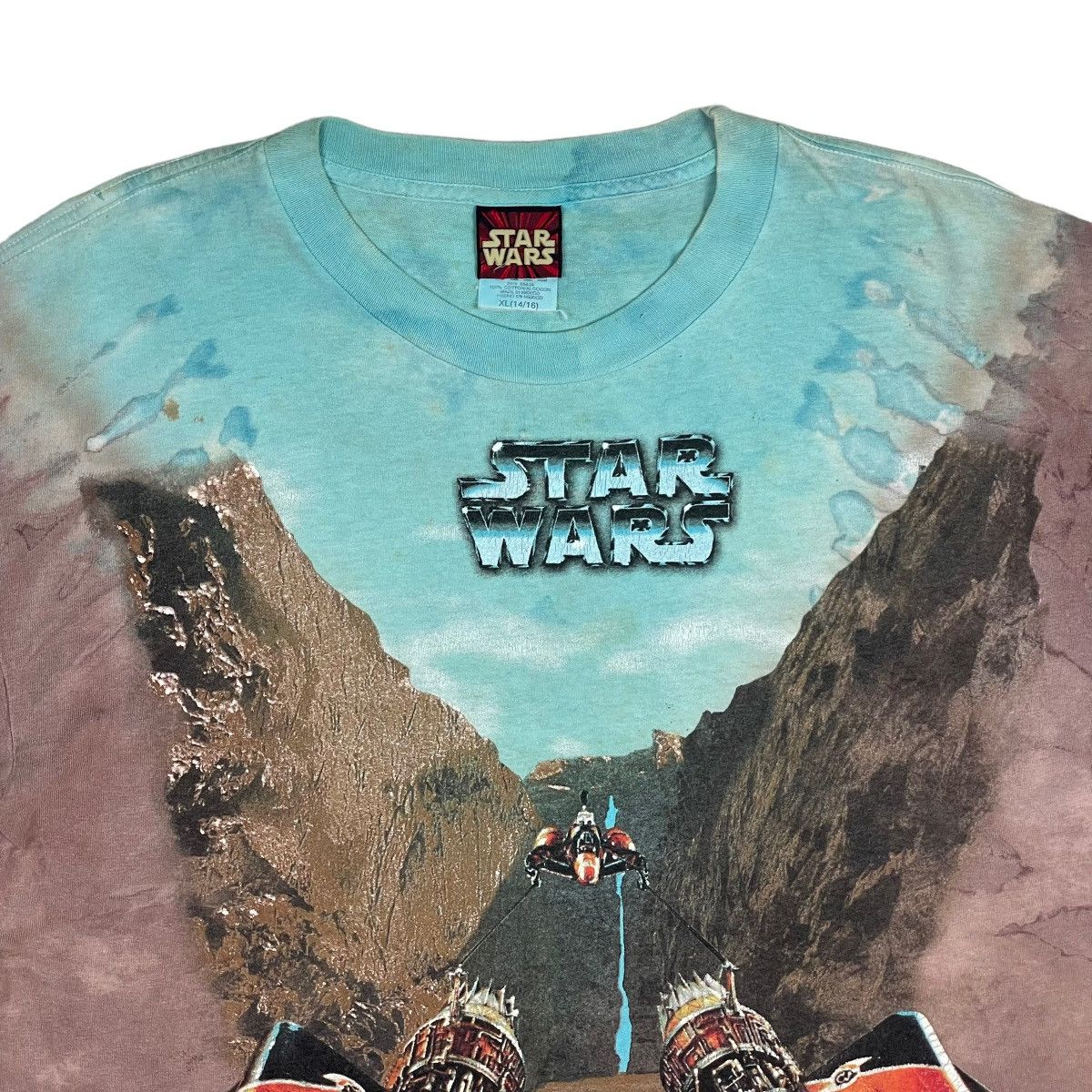 Marvel Comics VTG Star Wars Tie Dye Episode 1 Sebulba's Pod Size US XL / EU 56 / 4 - 3 Thumbnail