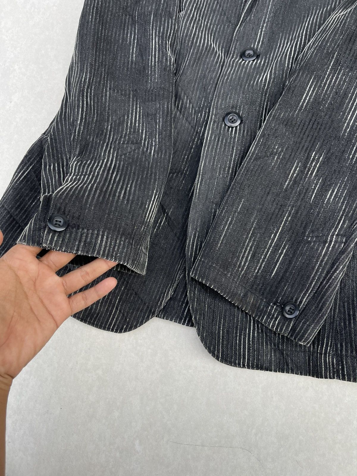 Issey Miyake × Japanese Brand × Vintage 🔥RARE🔥 BERNINGS SHO BUTTON JACKET INSPIRED ISSEY MIYAKE Size US M / EU 48-50 / 2 - 11 Thumbnail