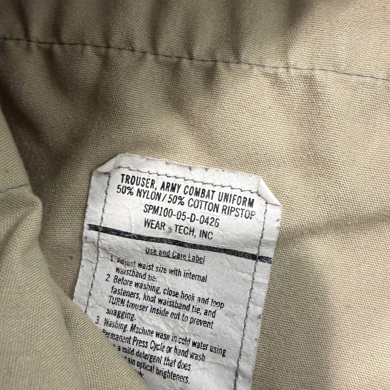 Vintage Vintage Military Pants Small XX Long Army Combat Uniform Size US 30 / EU 46 - 5 Thumbnail