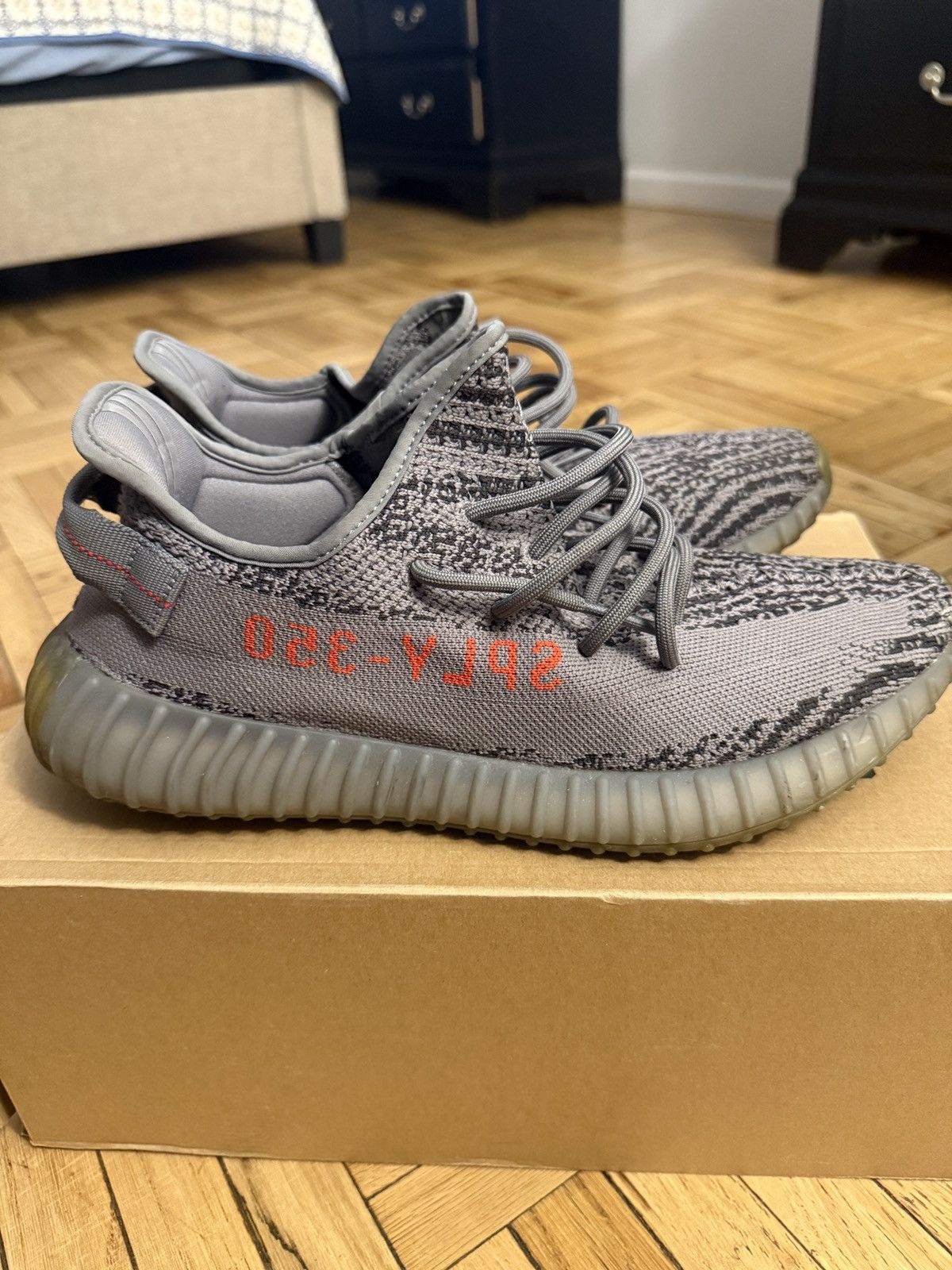 Adidas Adidas Yeezy 350v2 Beluga Size US 11.5 / EU 44-45 - 1 Thumbnail