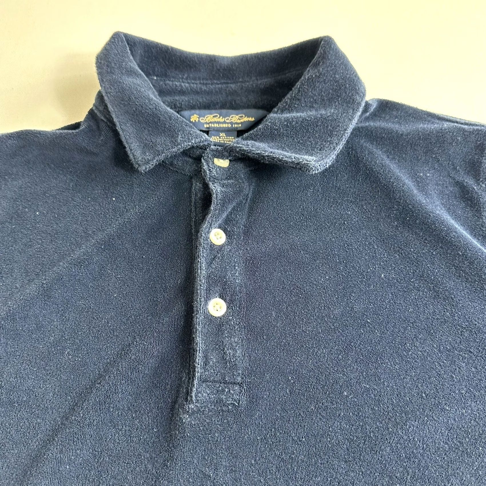 Brooks Brothers Brooks Brothers Polo Shirt Mens XL Blue Short Sleeve Thick Cotton Preppy Size US XL / EU 56 / 4 - 3 Thumbnail