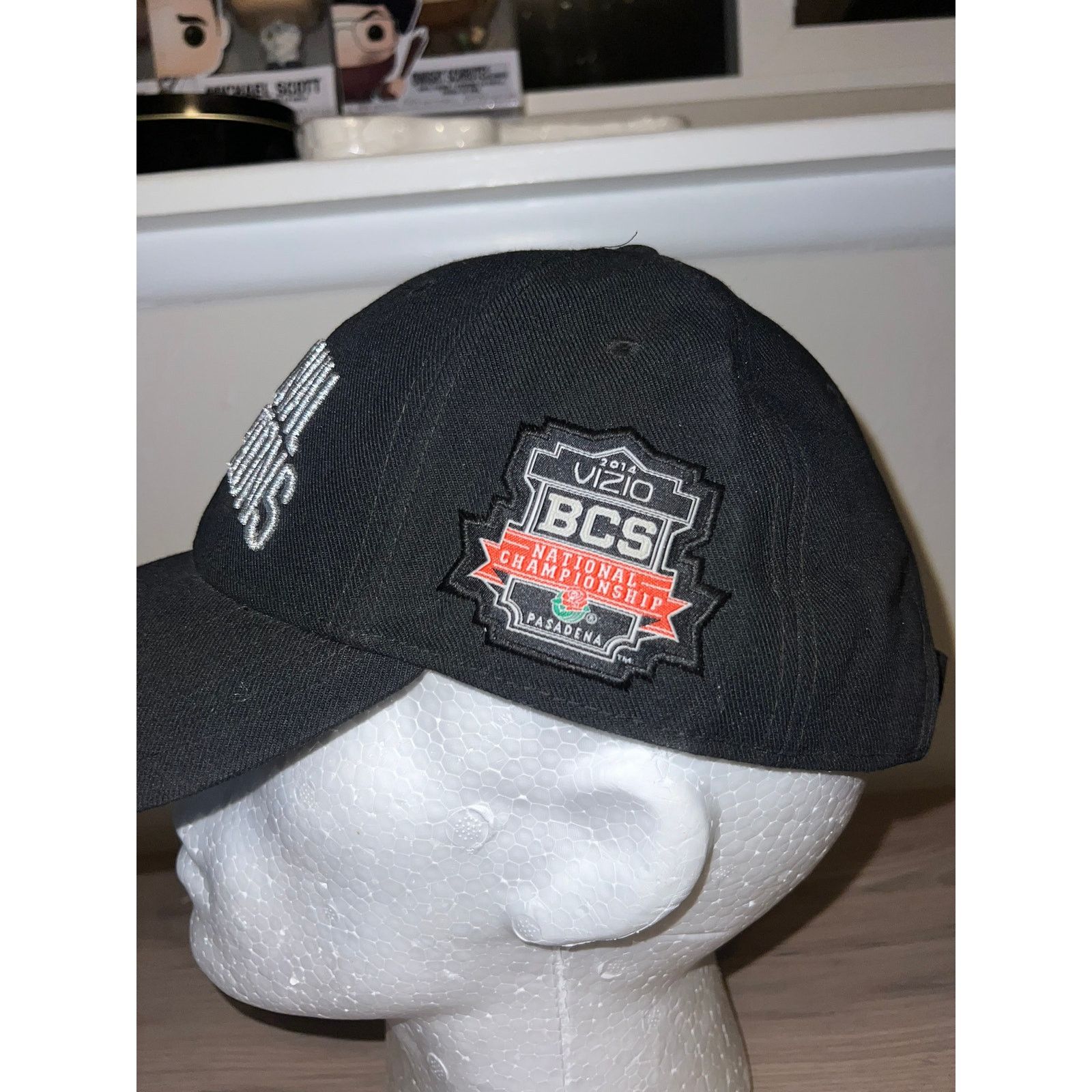 Nike Nike College Hat National Championship BCS 2014 Black Cap OS Size ONE SIZE - 3 Thumbnail
