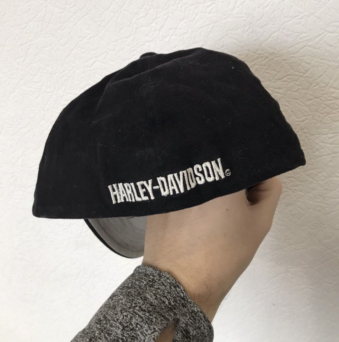 Harley Davidson Black Harley Davidson Cap Hat Size ONE SIZE - 3 Thumbnail