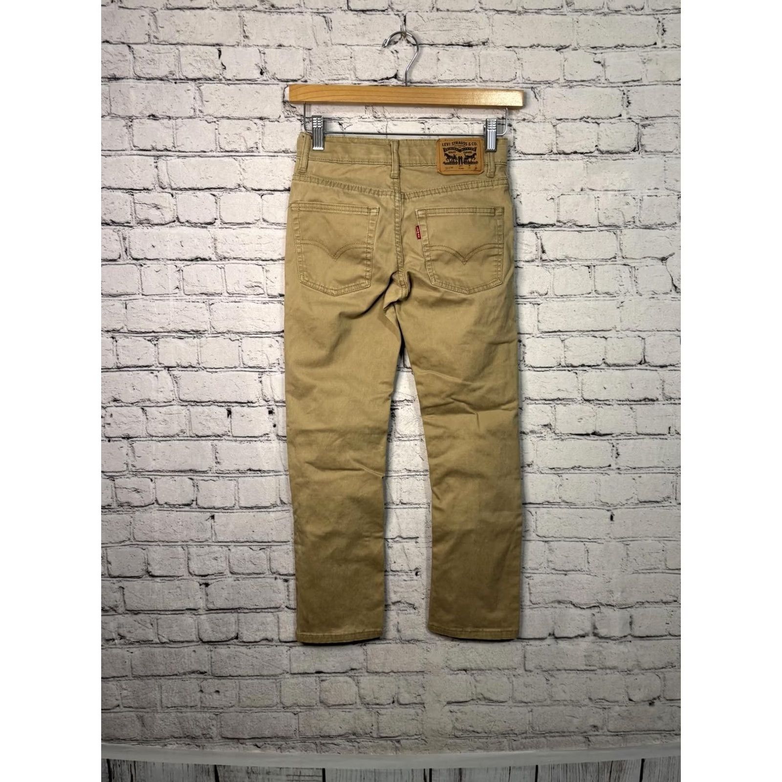 Levi's Levi's 511 Men’s Khaki Chino Pants Casual Straight Leg Size 25 Regular Beige Size US 26 / EU 42 - 7 Thumbnail
