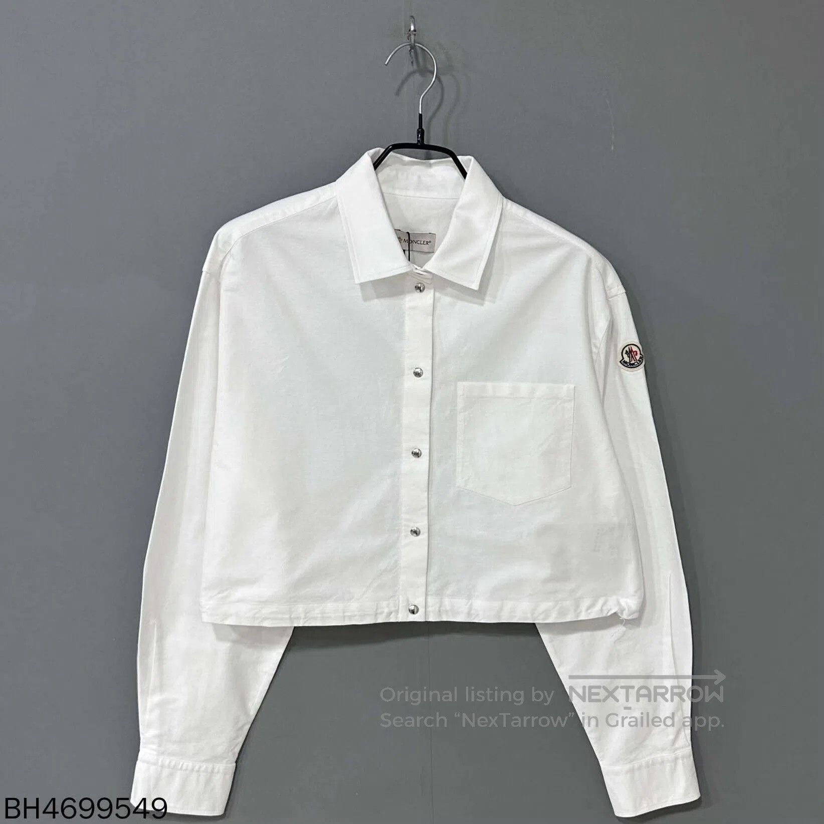 Moncler new white logo jacket by Moncler. Size US M / EU 48-50 / 2 - 1 Thumbnail