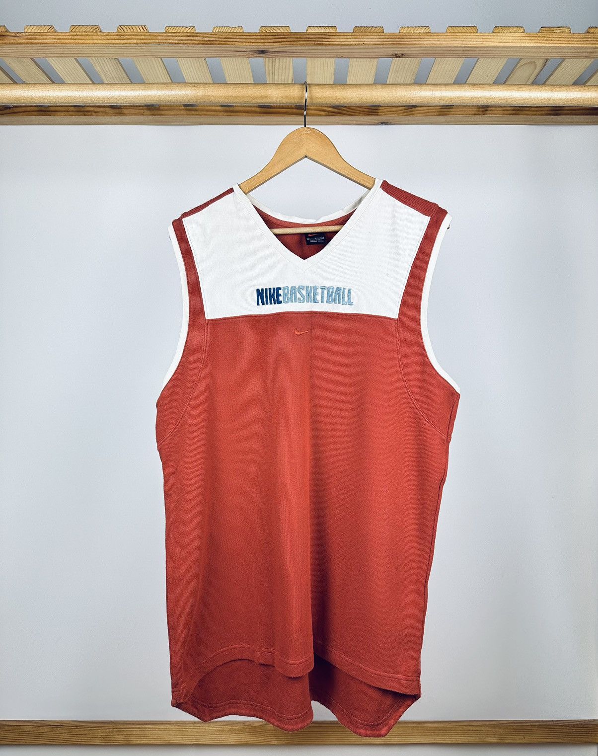 Nike × Vintage Nike Vintage Sportswear Basketball Tank Top Shirt Jersey Size US L / EU 52-54 / 3 - 1 Thumbnail