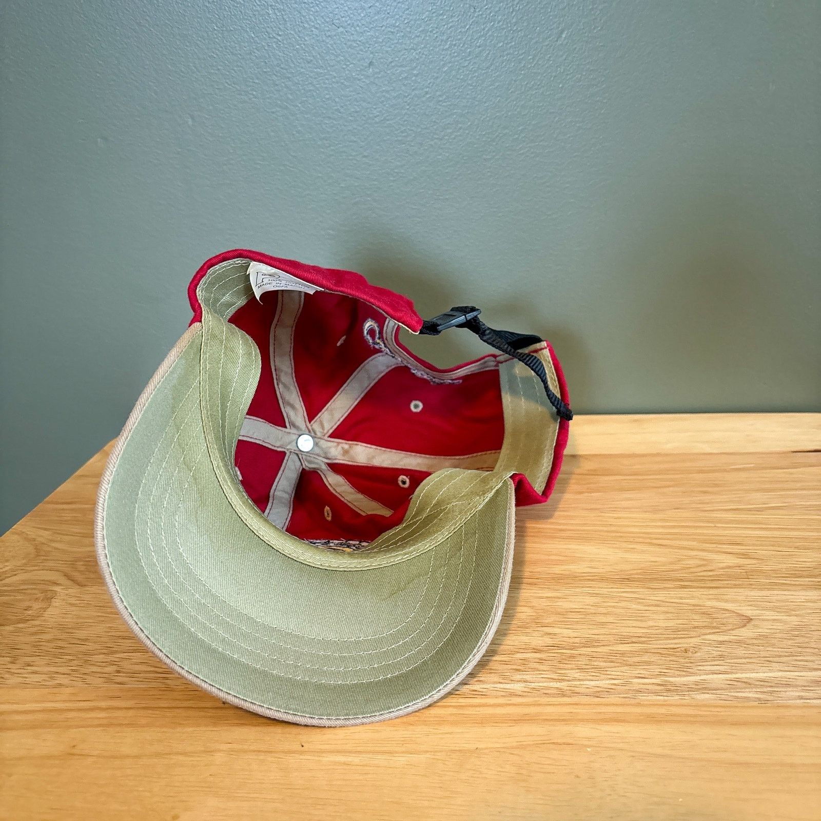 Cabelas Cabela’s Outdoor Gear Outfitters Red Strapback Hat Size ONE SIZE - 6 Thumbnail