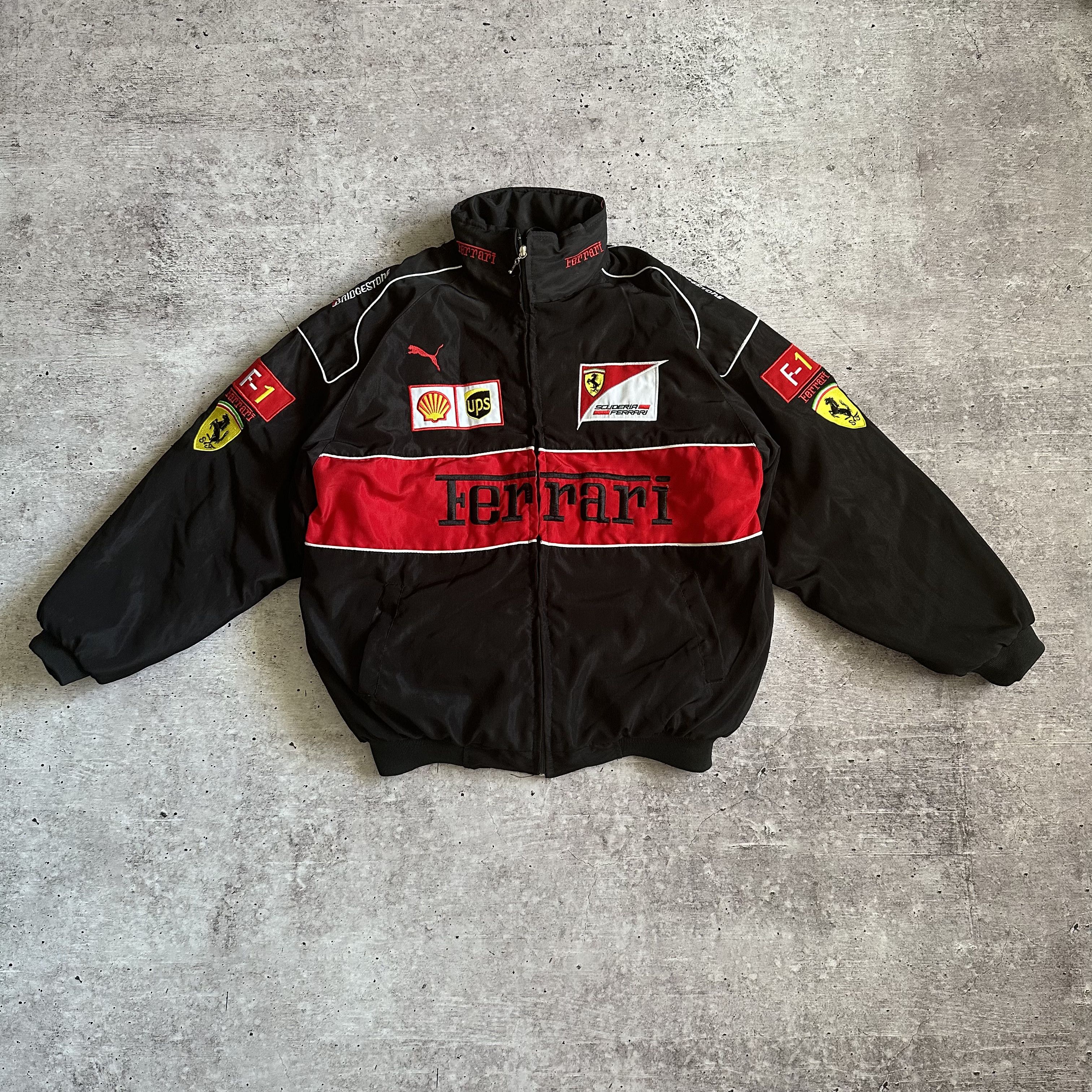 VINTAGE RACING JACKET FERRARI F1 SHELL FORMULA INO
