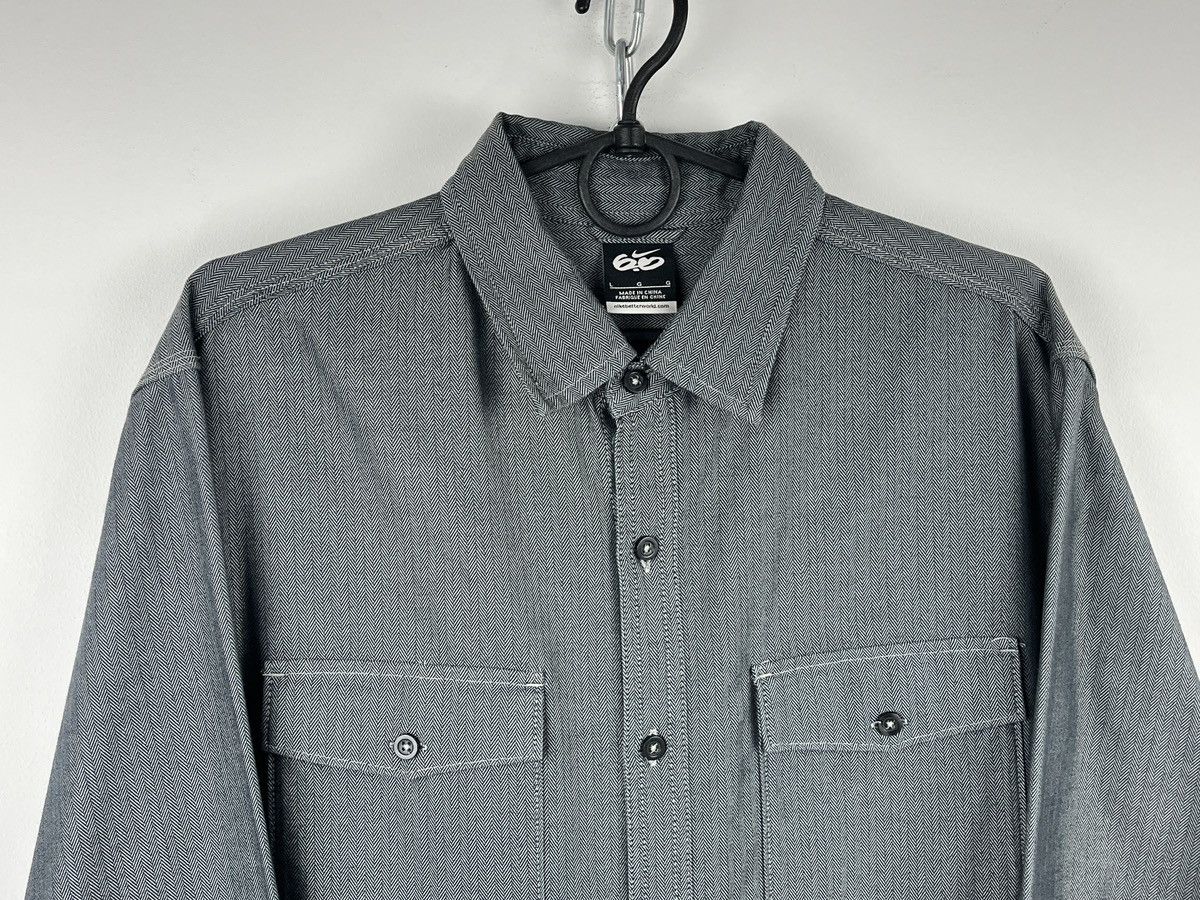 Nike × Vintage Nike 6.0 Vintage Grey Long Sleeve Button Down Shirt Size US L / EU 52-54 / 3 - 3 Thumbnail
