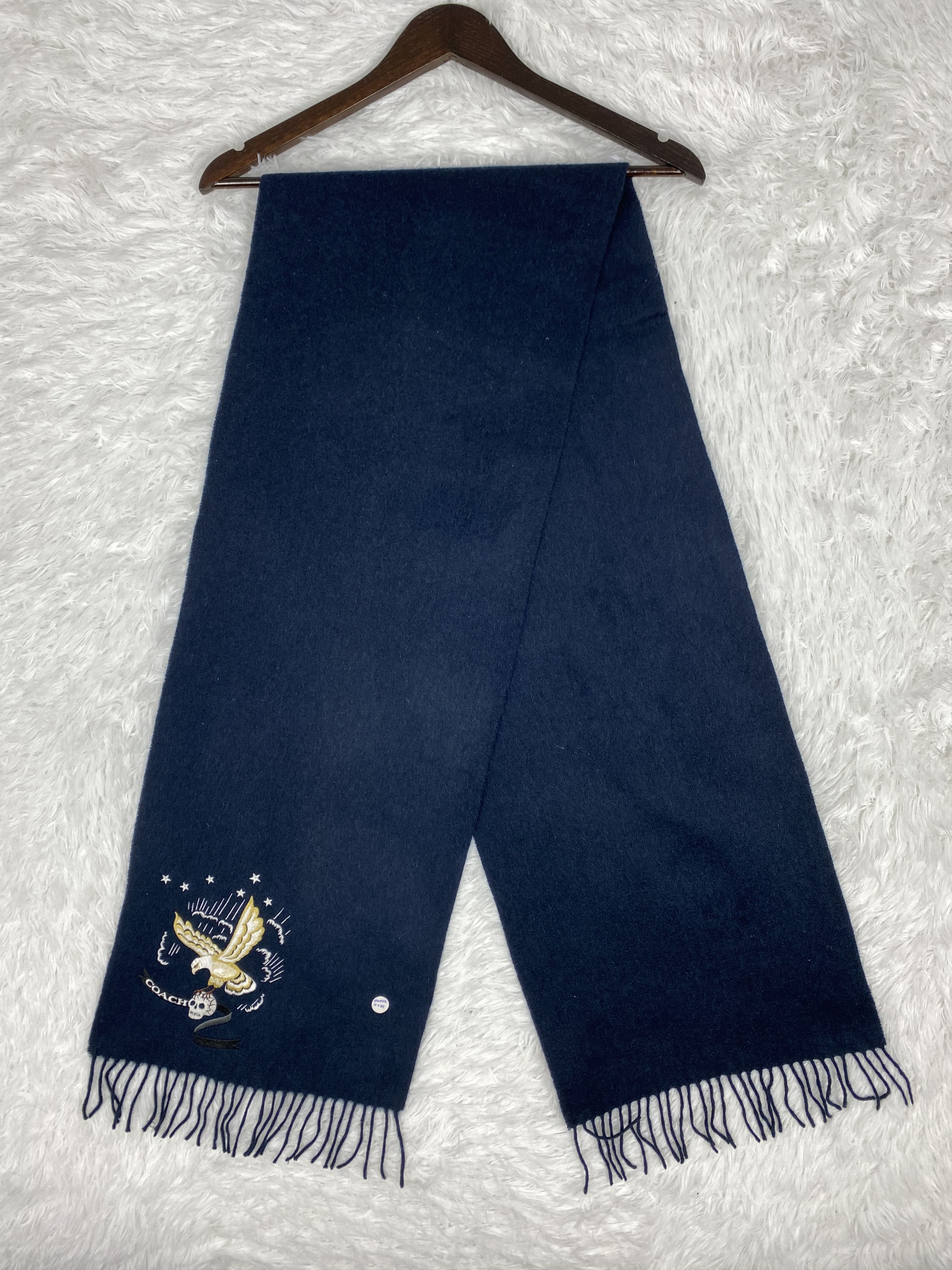 Coach × Vintage Vintage Coach Eagle Scarf / Muffler Neckwear PM0008 Size ONE SIZE - 1 Thumbnail