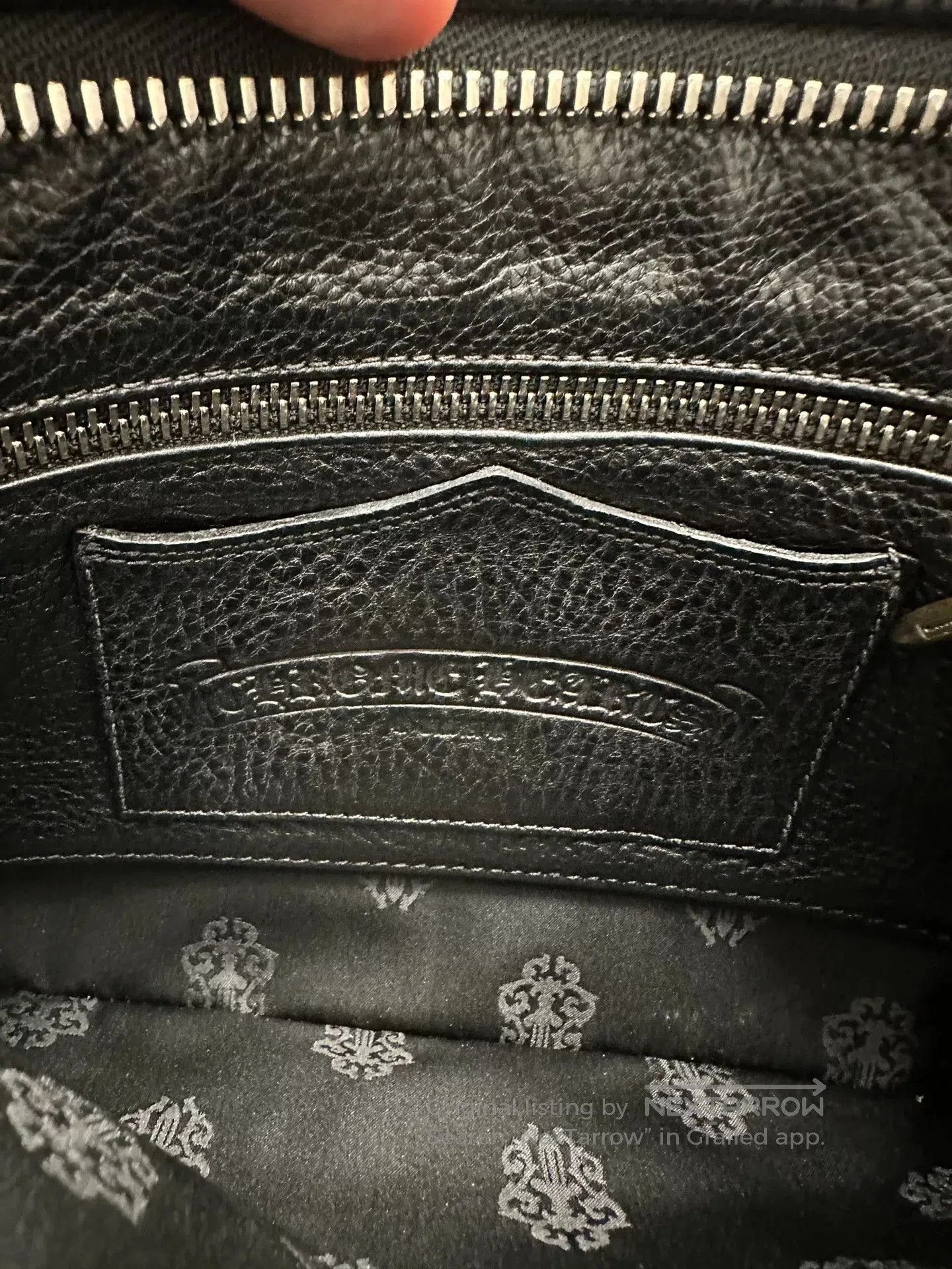 Chrome Hearts Chrome Hearts Black Sword Zipper Clutch. Size ONE SIZE - 4 Thumbnail