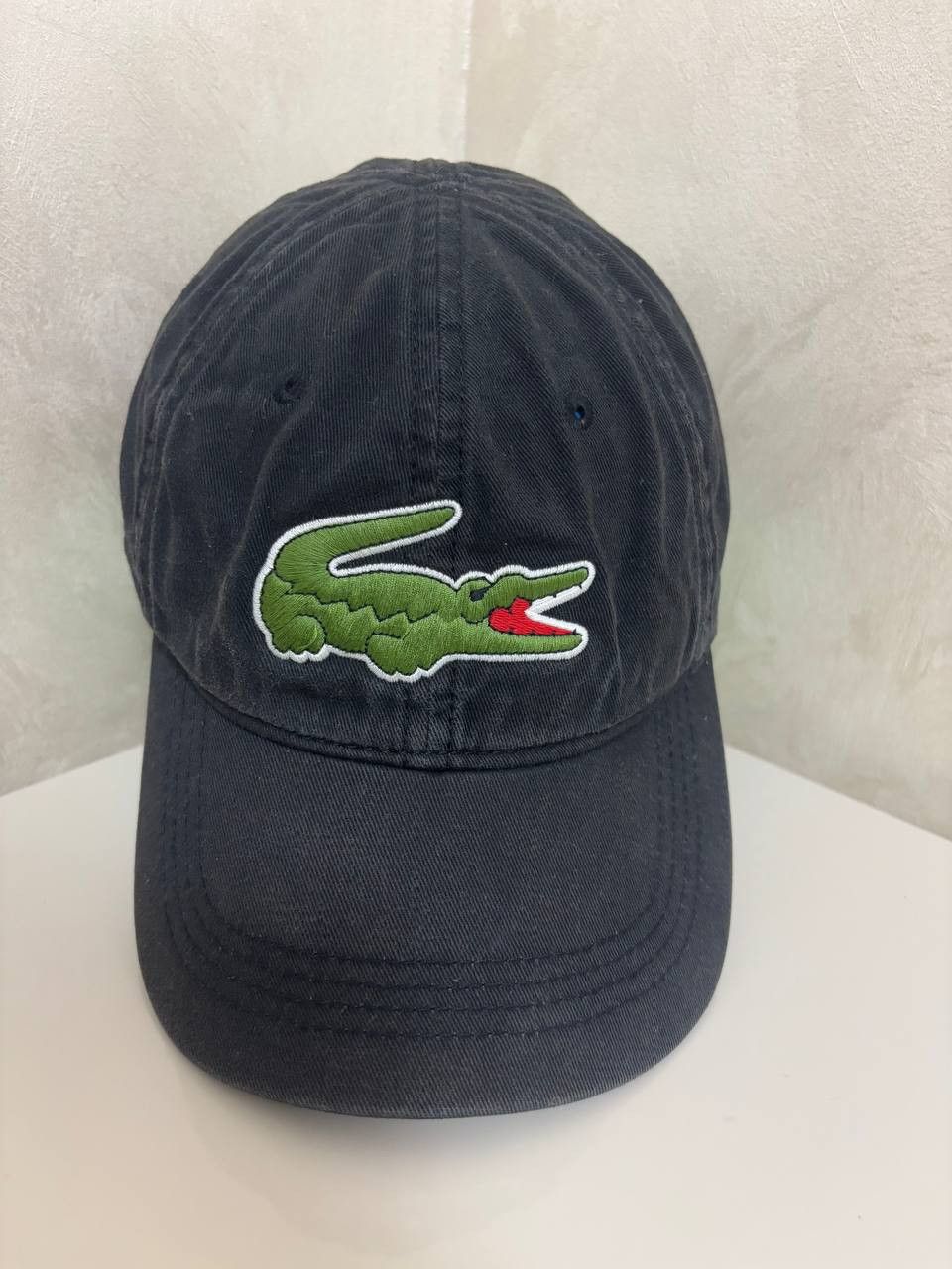 Lacoste Vintage cap LACOSTE Big Logo Camuflage RK8217 Black Size ONE SIZE - 1 Thumbnail