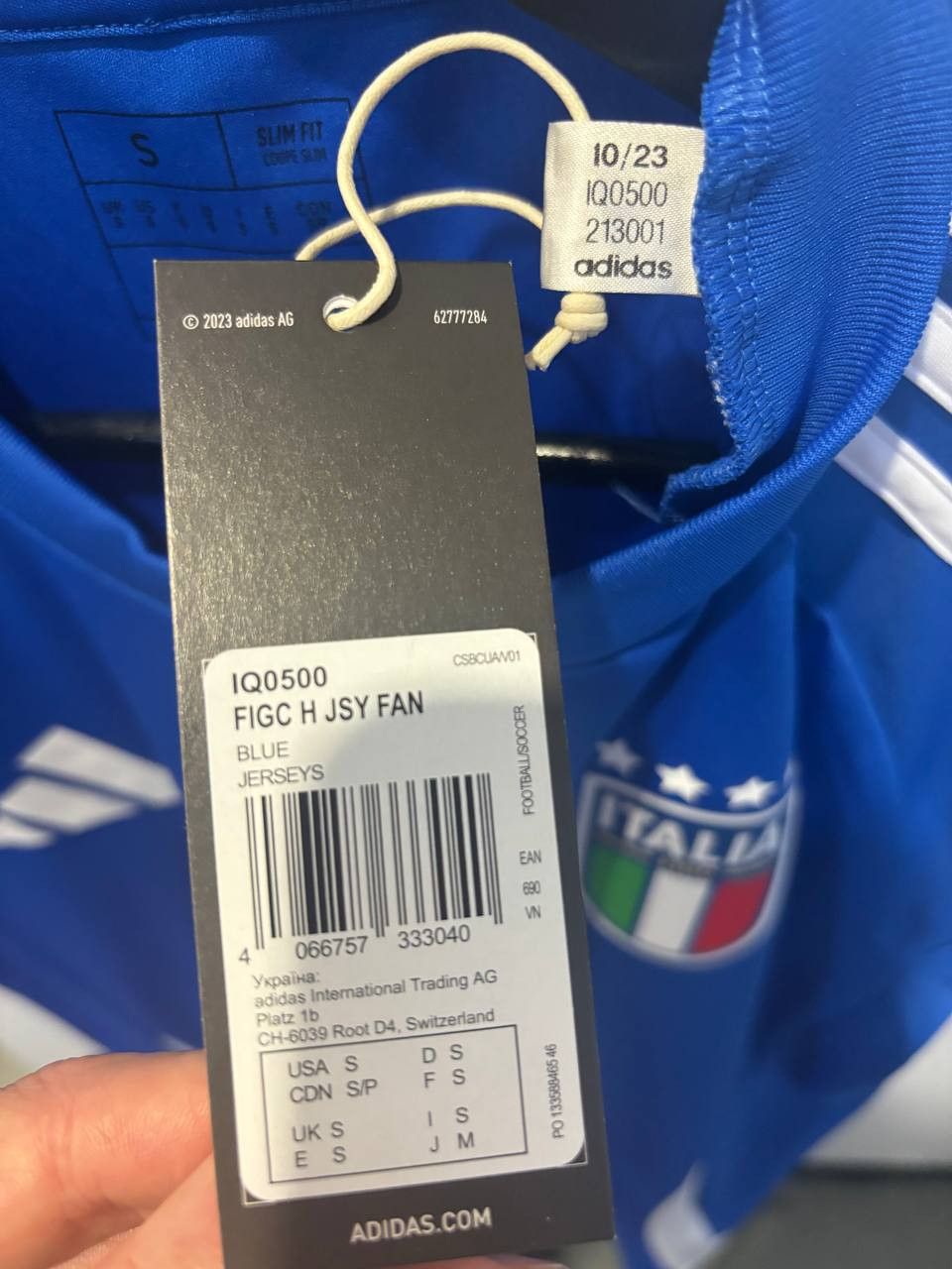 Adidas 2024 Adidas Italy Soccer Fan Home Jersey IQ0500 football Size US S / EU 44-46 / 1 - 3 Thumbnail