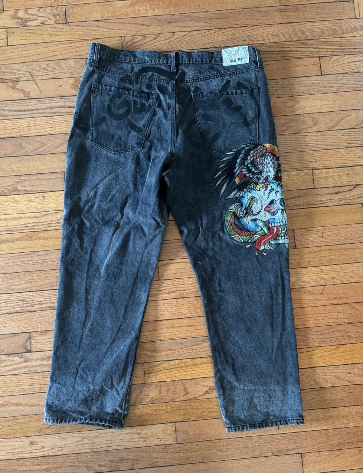 Ed Hardy Black Ed Hardy Vintage Denim Size US 40 / EU 56 - 2 Thumbnail