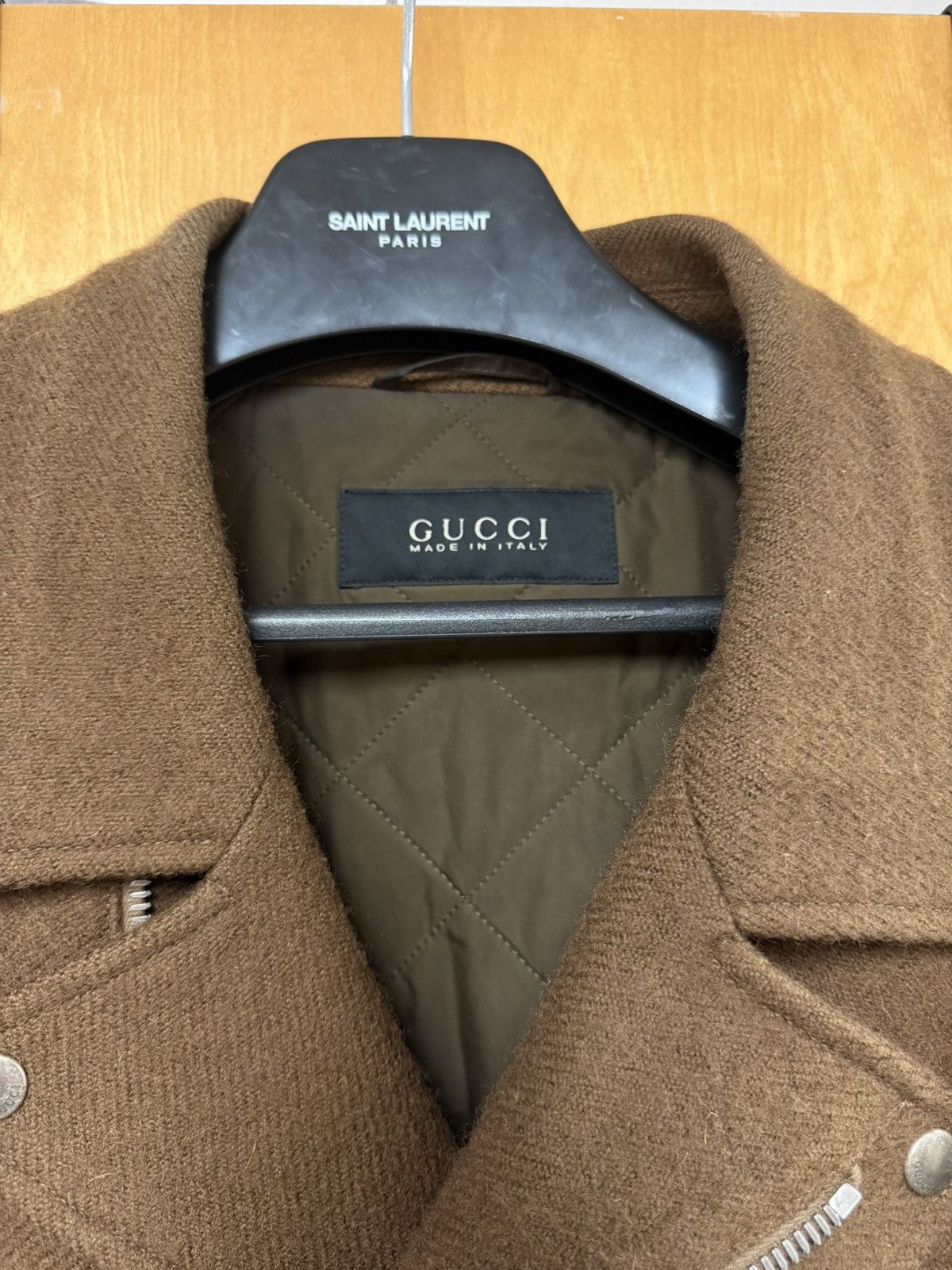 Gucci Gucci AW15 Wool Perfecto Zip Jacket Size US XL / EU 56 / 4 - 5 Thumbnail