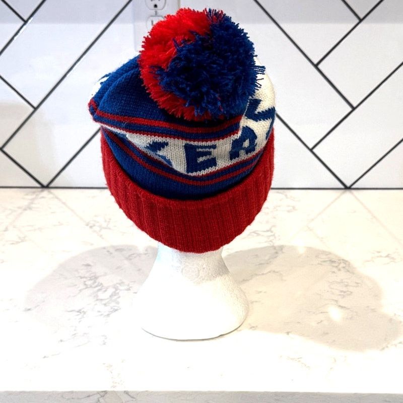 Other Vintage Hardwood Classics 76ers knit Pom Pom beanie hat Size ONE SIZE - 3 Thumbnail