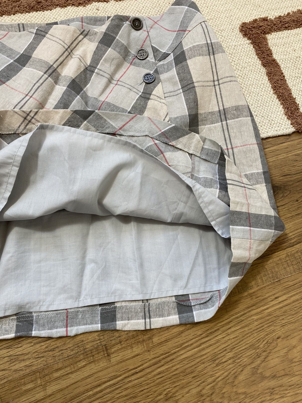 Barbour VINTAGE BARBOUR NOVA CHECK MIDI SKIRT Size 36" / US 14 / IT 50 - 7 Thumbnail