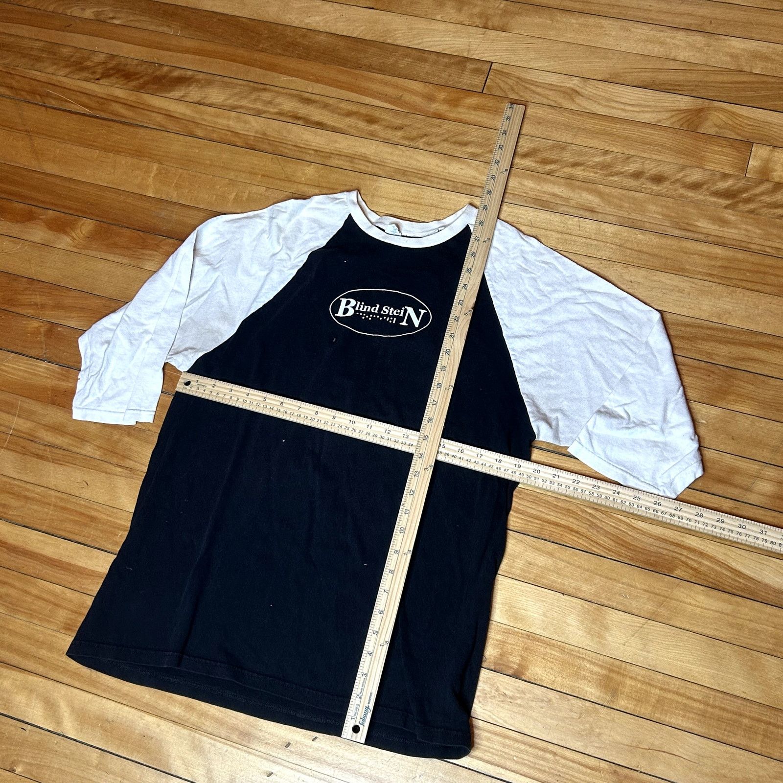 Anvil 90s/Y2K Blind Stein Comedy Raglan Style Shirt Large Size US L / EU 52-54 / 3 - 4 Thumbnail