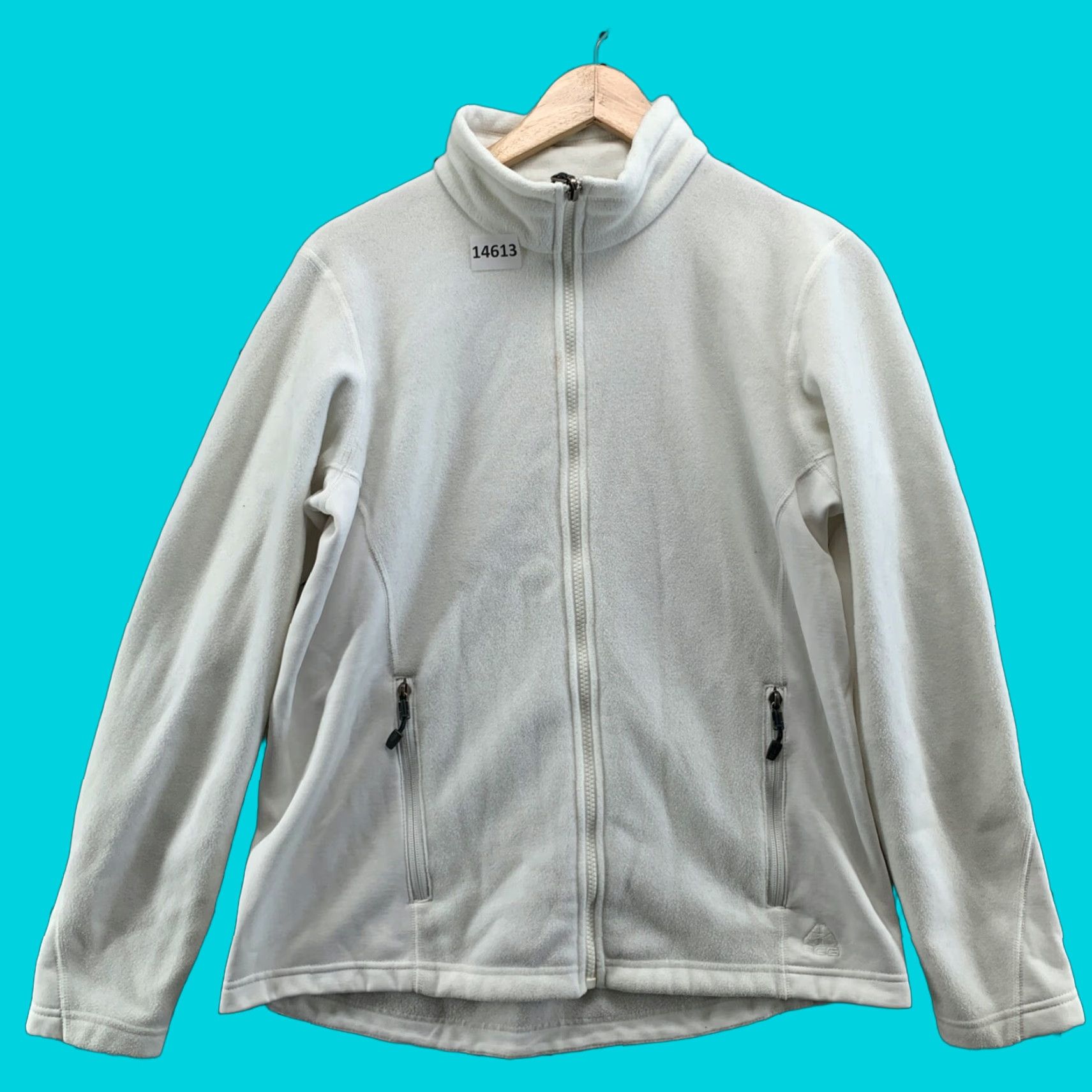Nike ACG Nike ACG Womens Sweater Jacket White Fleece Full Zip Therma M Ladies Size M / US 6-8 / IT 42-44 - 1 Thumbnail