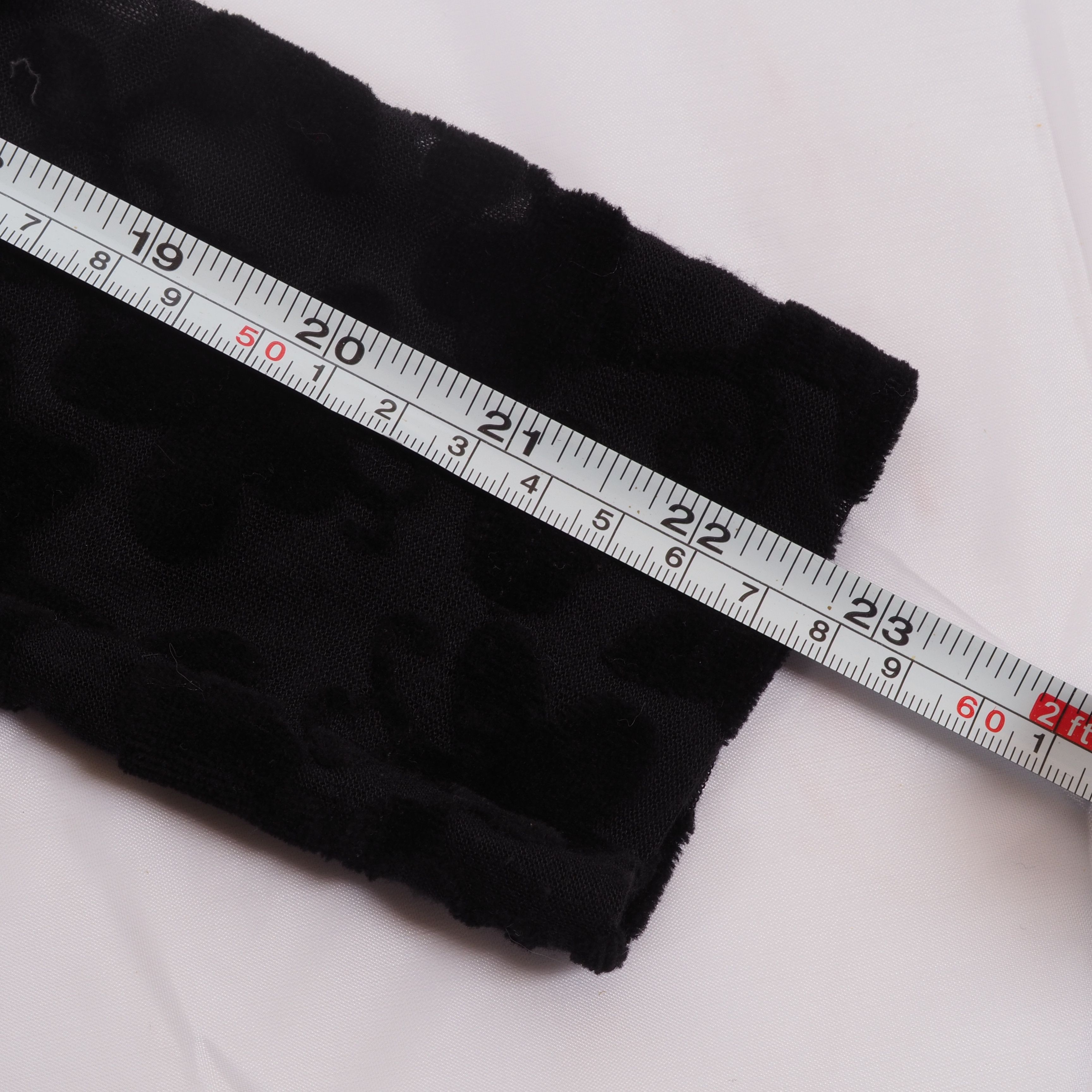 Sonia Rykiel Sonia Rykiel Vintage Black Long Sheer Velvet Midi Dress Size M / US 6-8 / IT 42-44 - 7 Thumbnail