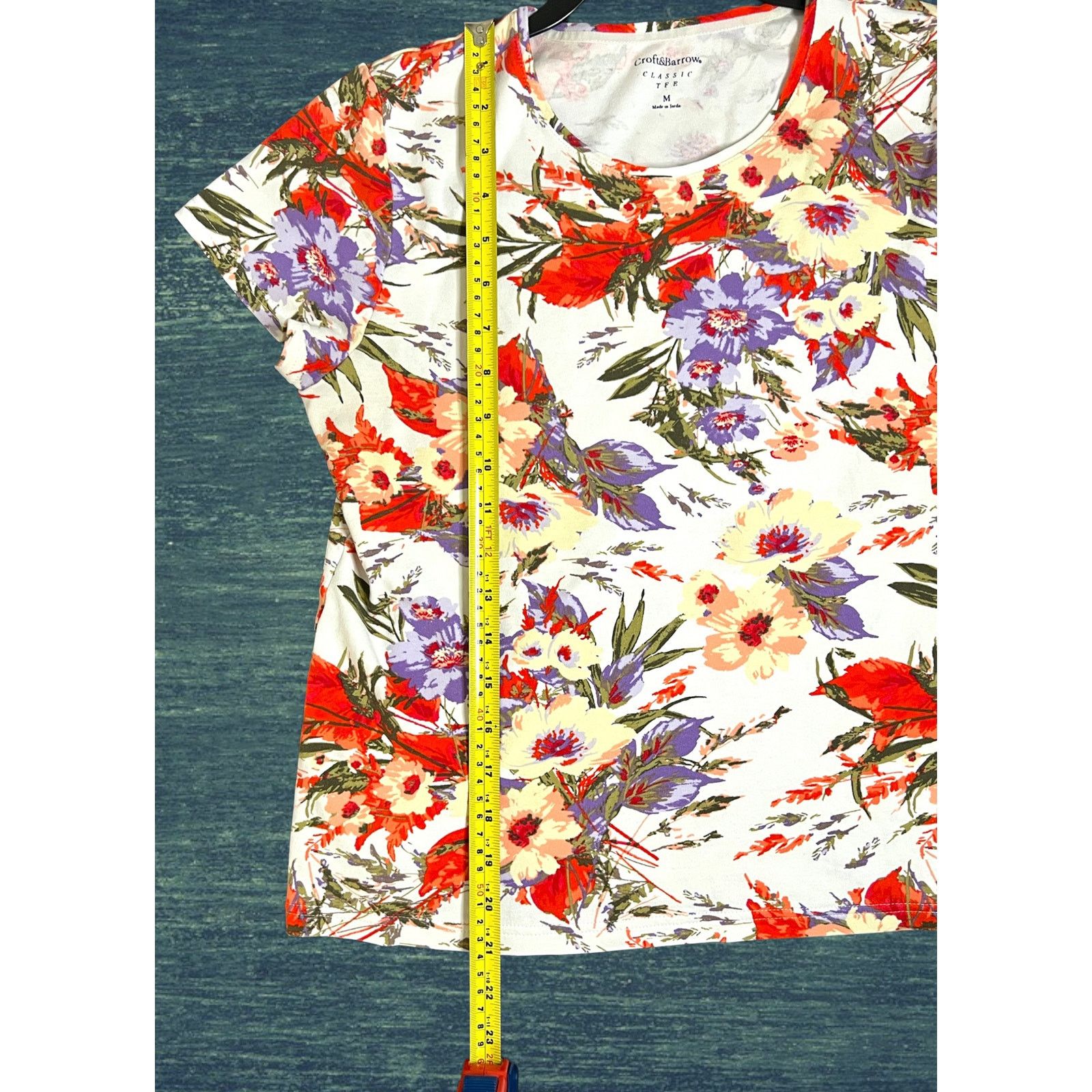 Croft & Barrow Flowers and Roses Croft & Barrow Shirt Size M / US 6-8 / IT 42-44 - 8 Thumbnail