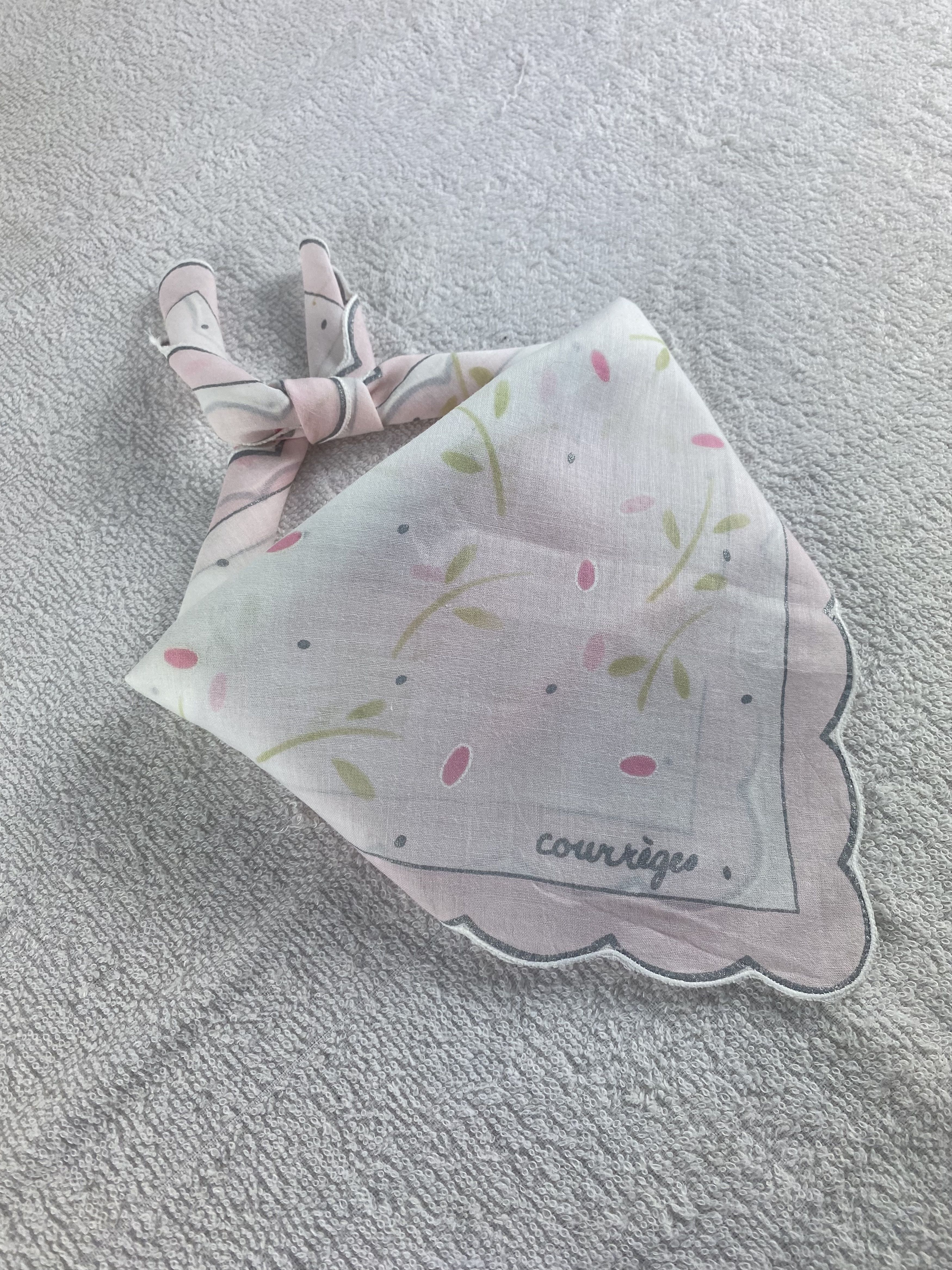 Courreges Courreges Handkerchief / Bandana / Neckerchief C146 Size ONE SIZE - 2 Thumbnail