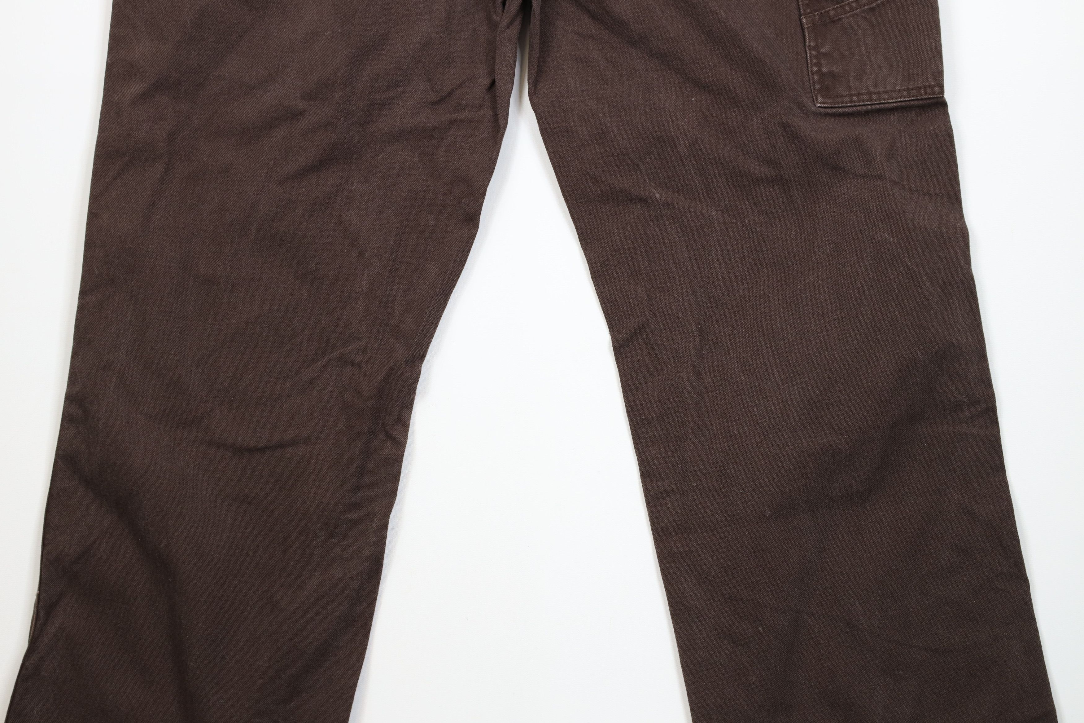 Vintage Vintage 90s Y2K Streetwear Canvas Dungaree Wide Leg Pants Size US 42 / EU 58 - 11 Thumbnail