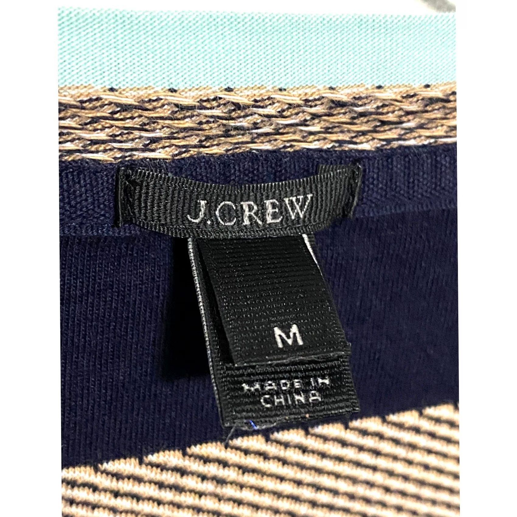 J.Crew J.CREW Shirt Womens M Preppy 2013 Cotton Striped Popover 3/4 Sleeve VINTAGE? Size M / US 6-8 / IT 42-44 - 4 Thumbnail