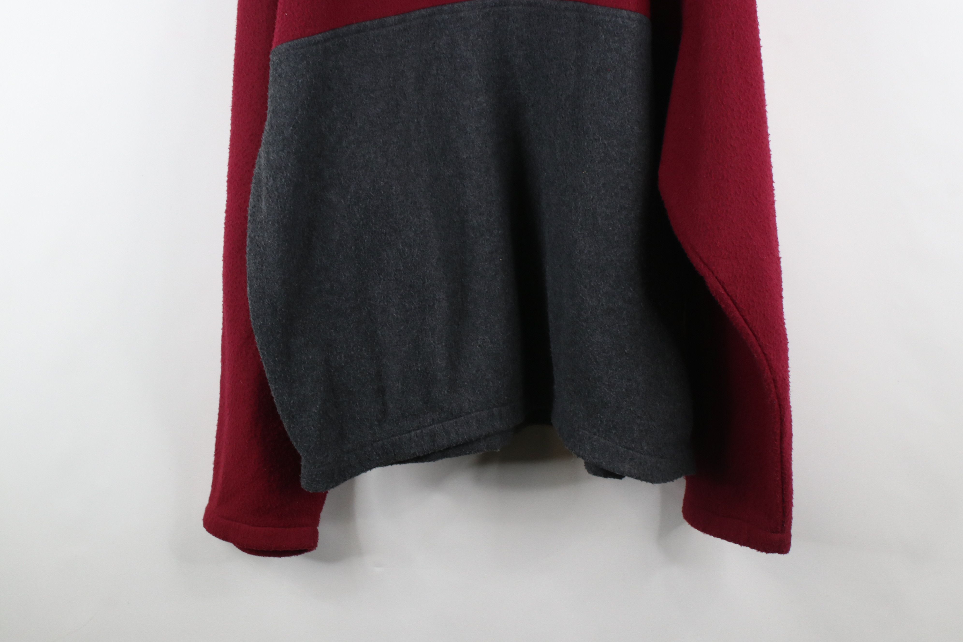 Vintage Vintage 90s Streetwear Block Snap Button Fleece Sweater Size US XL / EU 56 / 4 - 13 Thumbnail