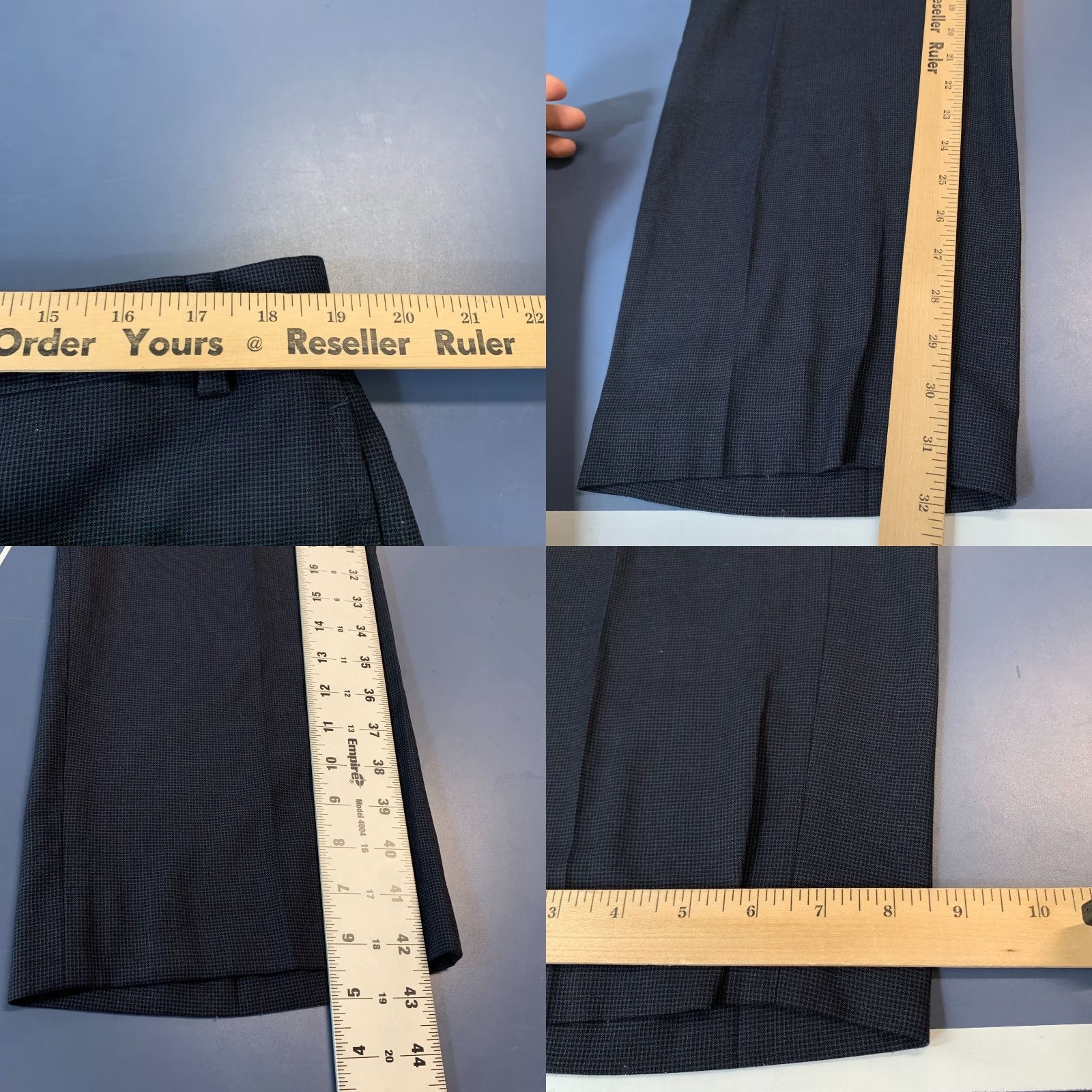 Ralph Lauren Lauren Ralph Lauren Dress Pants Mens Size 37x31.5 Navy Blue Polyester Blend Dress Pants Mens 37x31.5 Blue Size US 37 - 10 Thumbnail