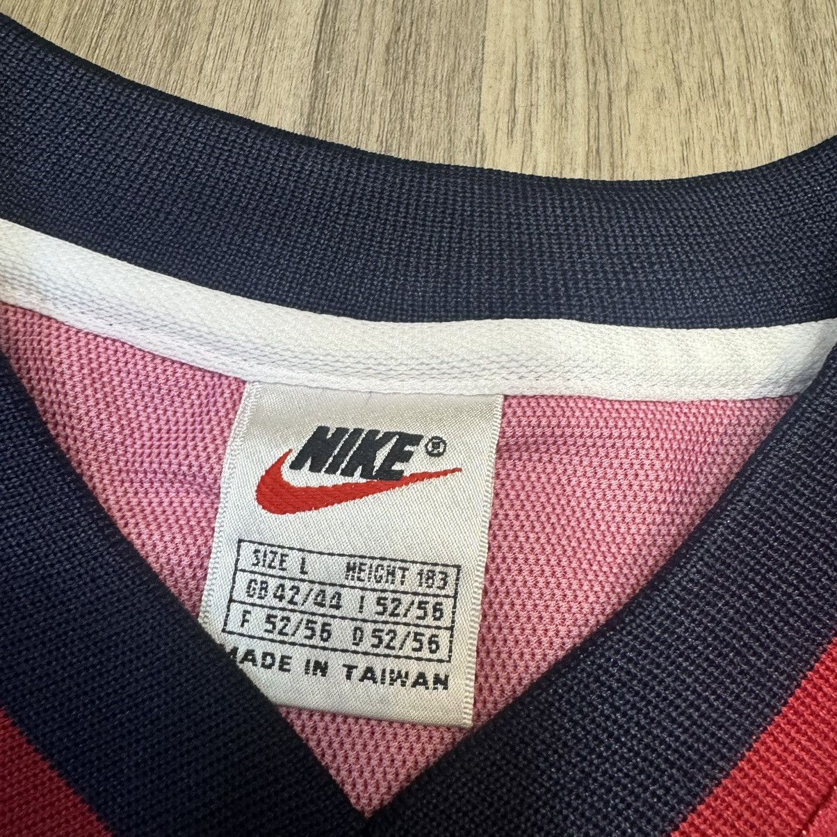 Nike × Vintage Barcelona 98/99 home shirt #10 Litmanen Size US L / EU 52-54 / 3 - 11 Thumbnail