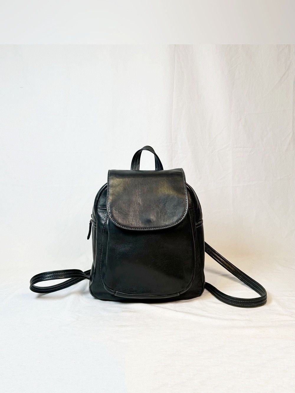 Other Tignanello Black Leather Backpack Handbag Size ONE SIZE - 1 Thumbnail