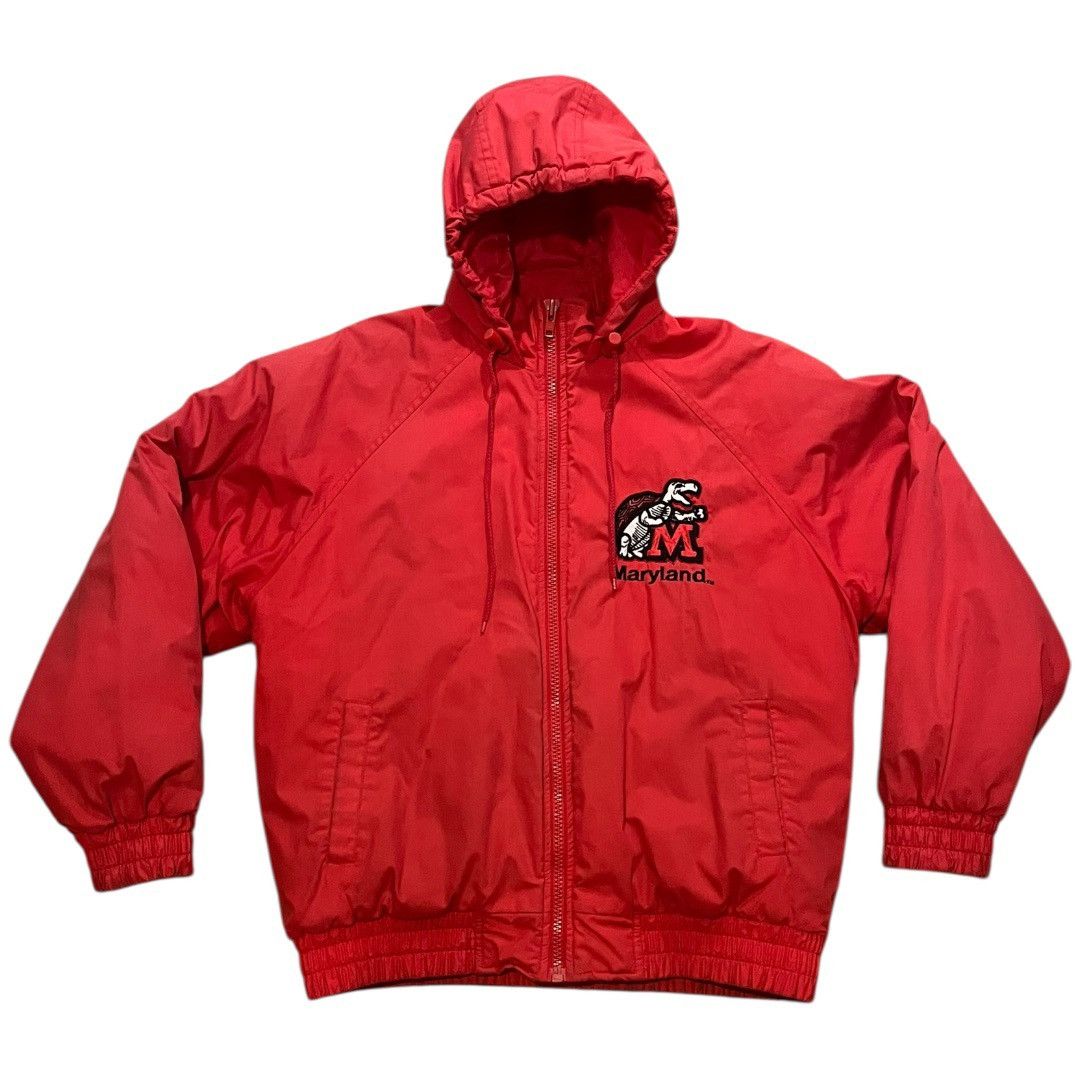VINTAGE University of Maryland Fans Gear Zip Up Jacket UMD