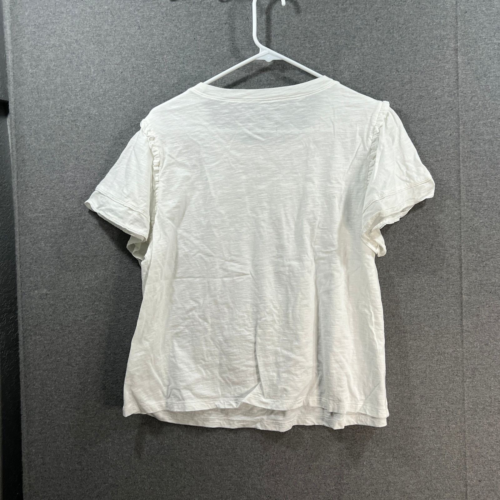 Other Candace Cameron Bure Breezy Cotton Top with Crochet Size M / US 6-8 / IT 42-44 - 2 Thumbnail