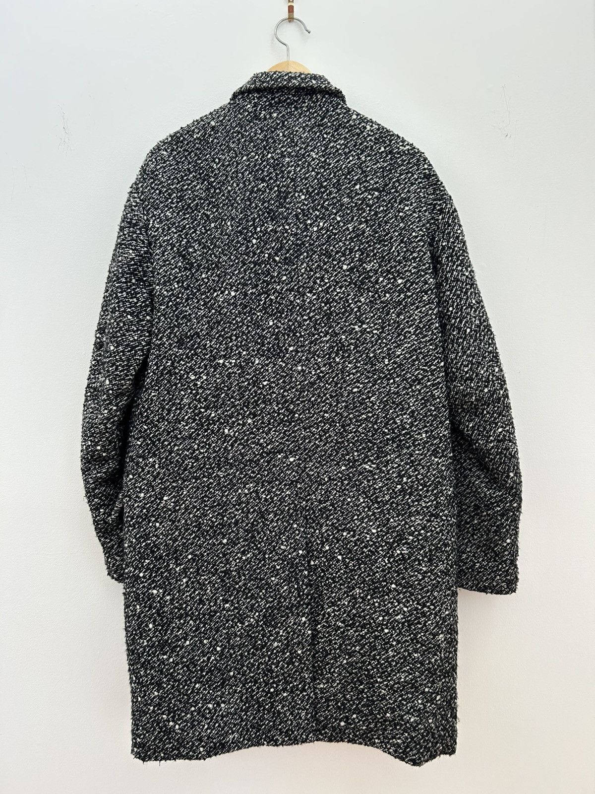 PLAC PLAC Boucle Wool Double Breasted Topcoat Overcoat Sz 48 / M Size US M / EU 48-50 / 2 - 2 Thumbnail