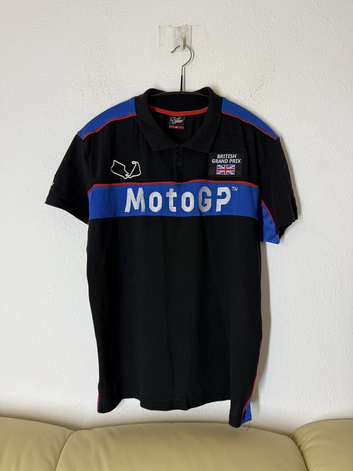 Other Vintage Moto GP British Grand Prix Polo Shirt 22 Silverstone Size US XL / EU 56 / 4 - 1 Thumbnail