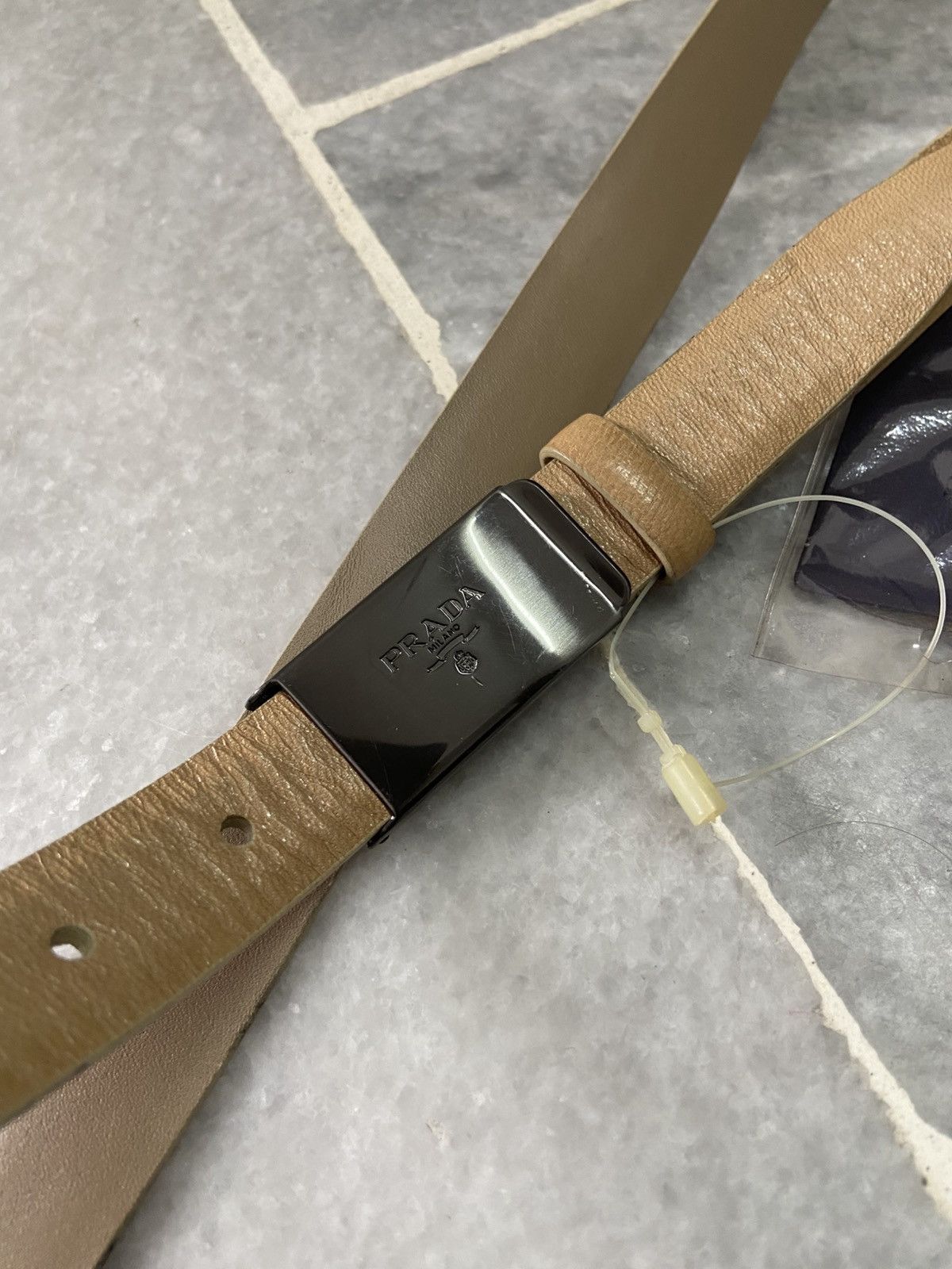 Prada PRADA Vintage Leather Belt Size ONE SIZE - 8 Thumbnail